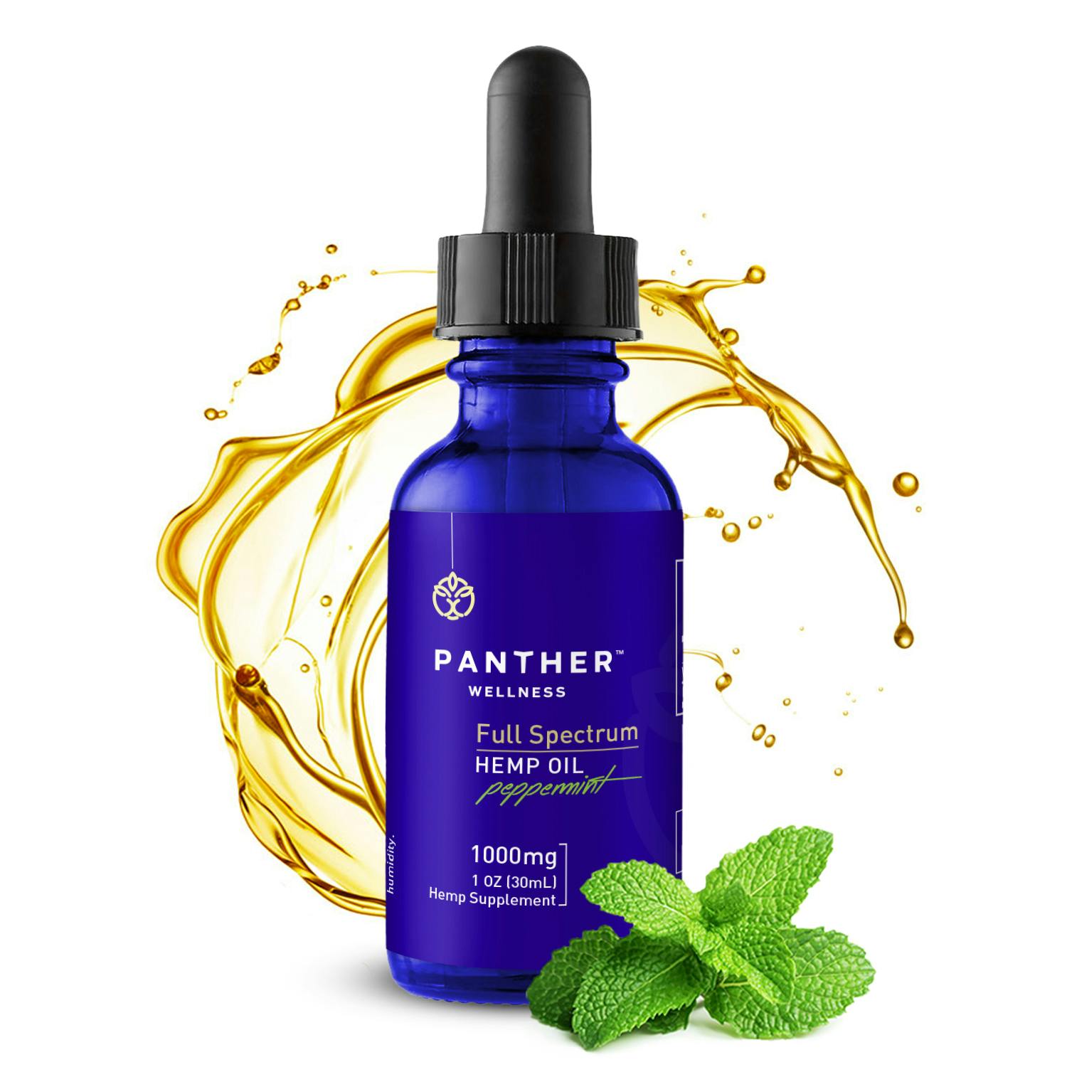 Panther Wellness Hemp Oil Mg Peppermint Flavor Oz Ml