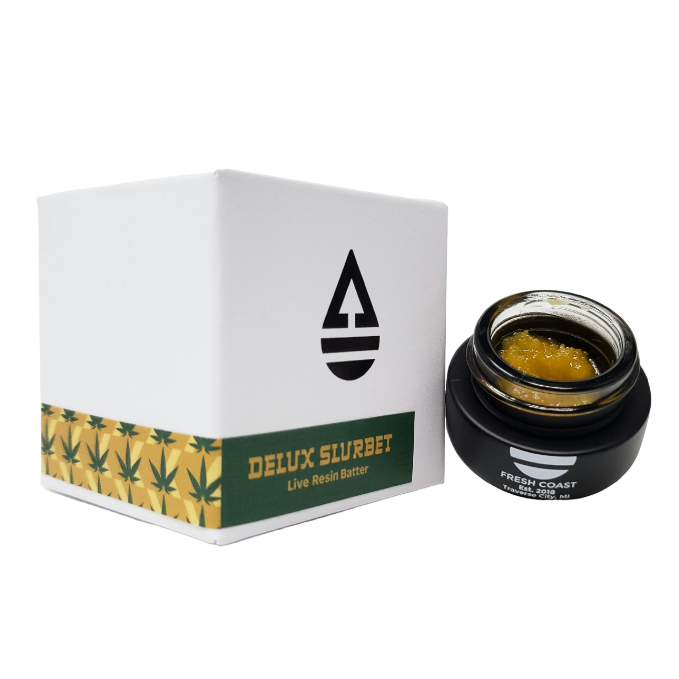 Deluxe Slurbet Live Resin Batter G Hybrid Fresh Coast