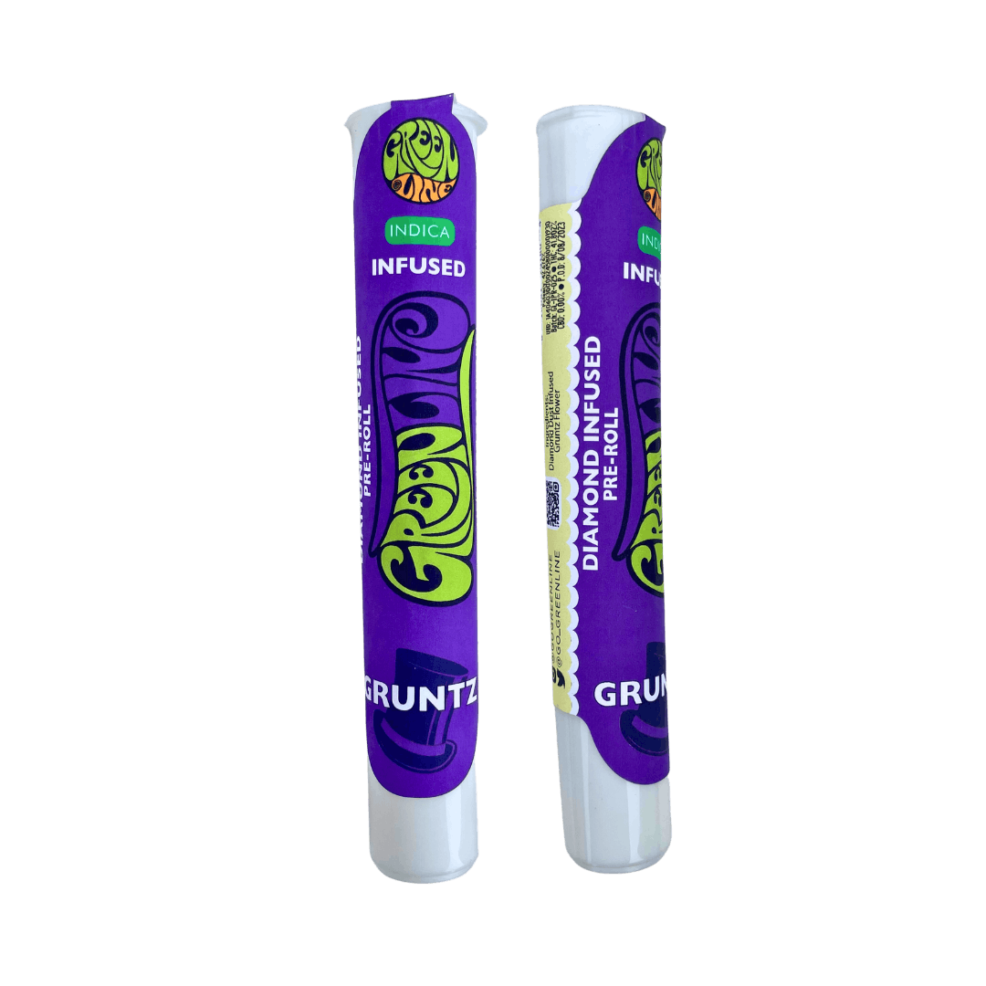 Gruntz Diamond Infused Pre Roll G Greenline