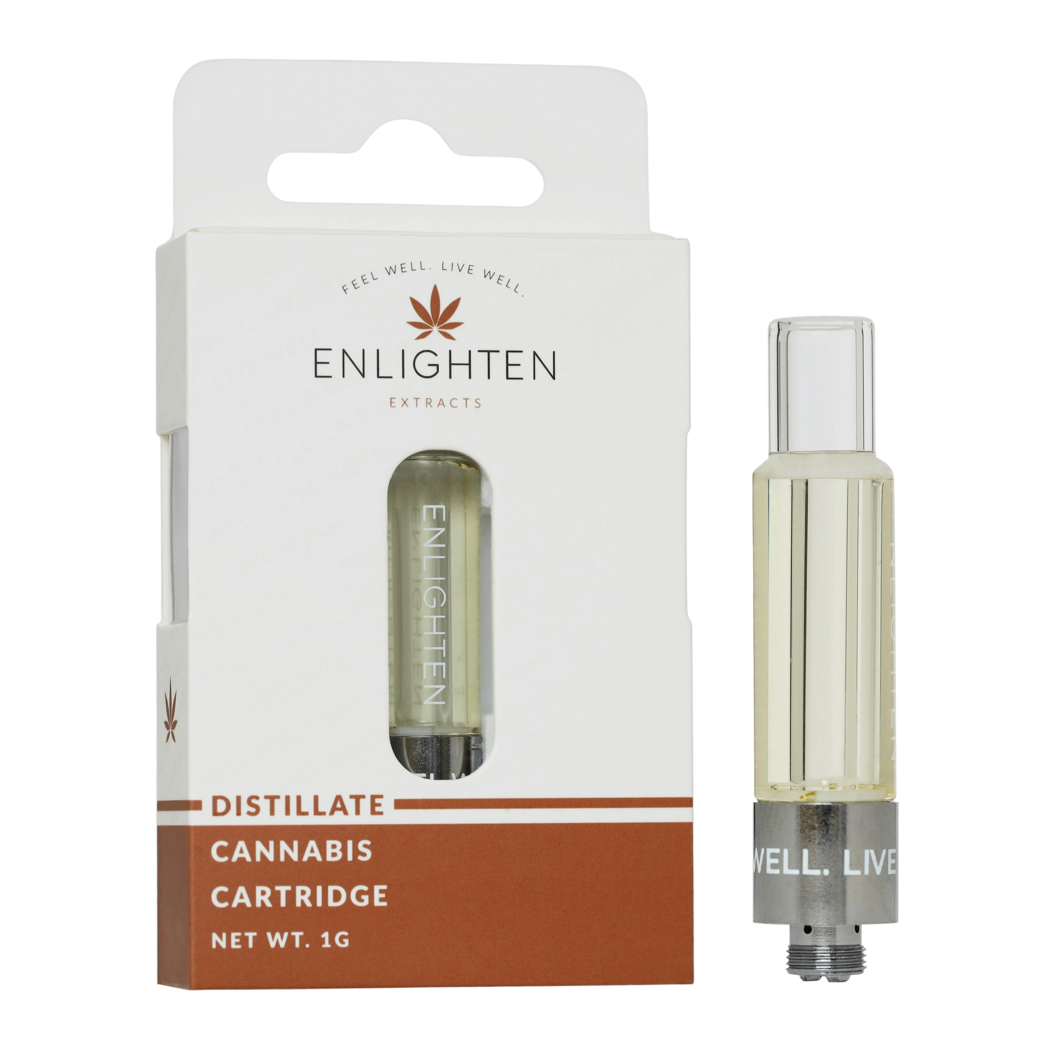 Enlighten White Widow Distillate Cartridge 1g Weedmaps