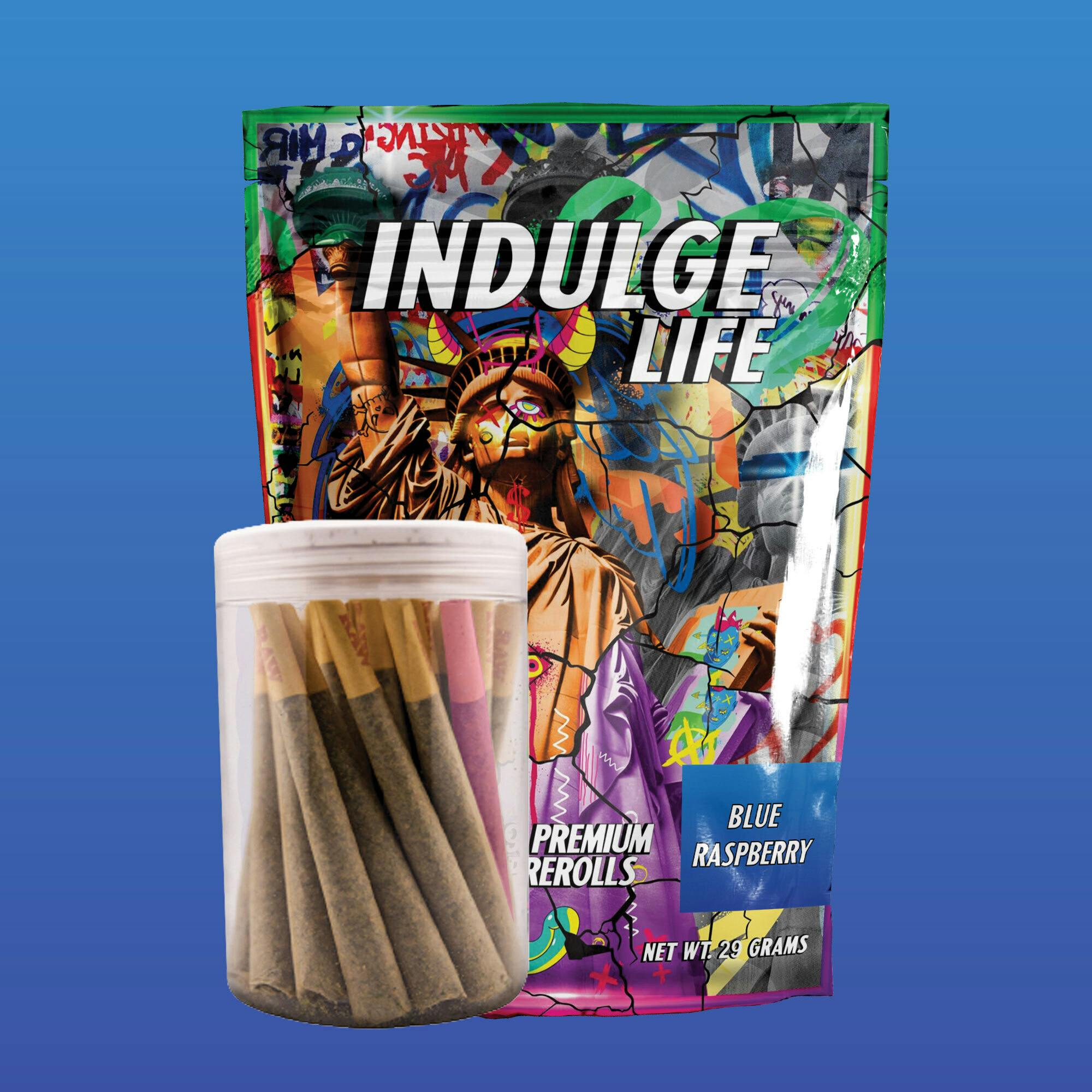 LIMITED EDITION 1G PREROLL 29 PACK BLUE RASPBERRY Indulge Life