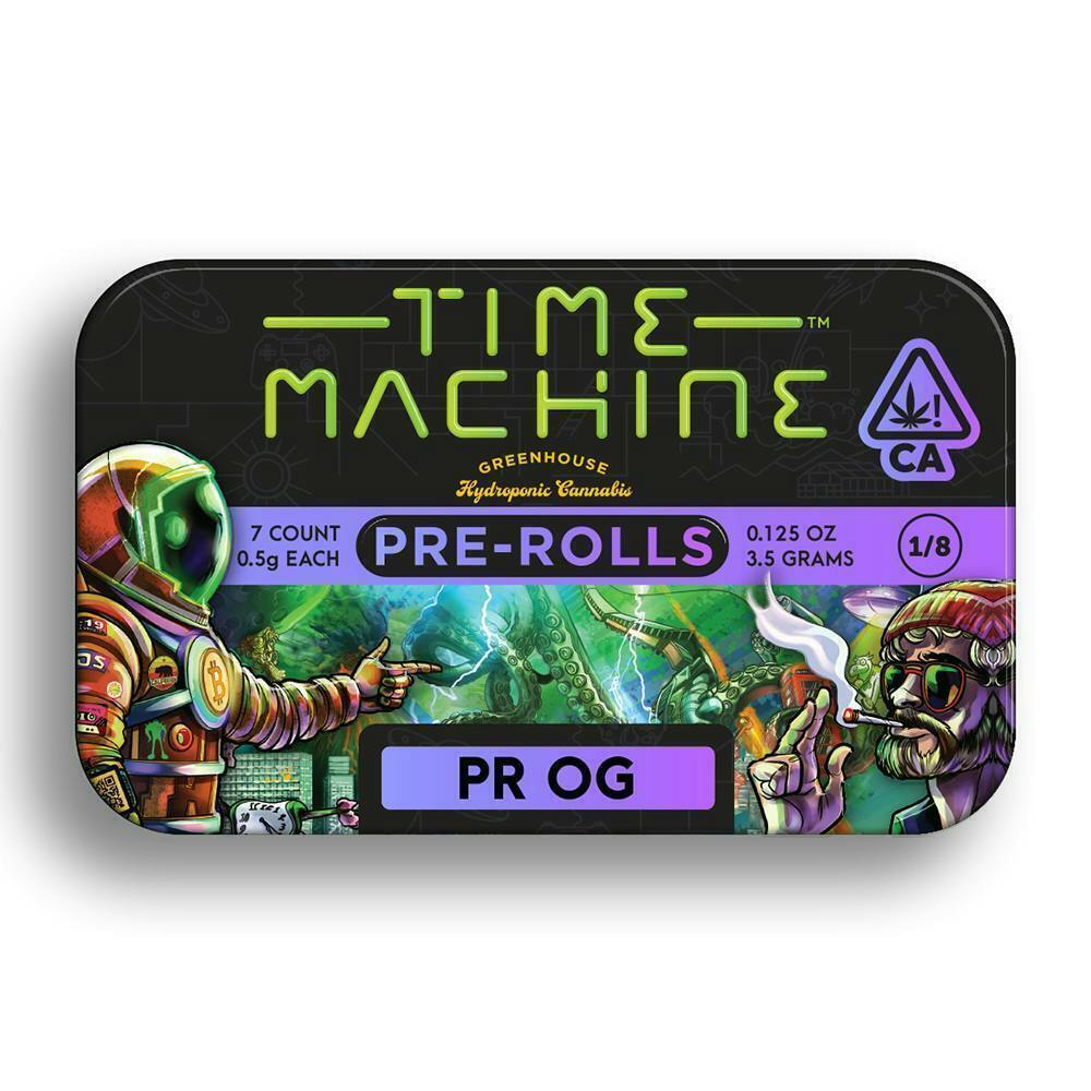 PR OG | Pre-Rolls | 0.5g each | 7pk - Time Machine