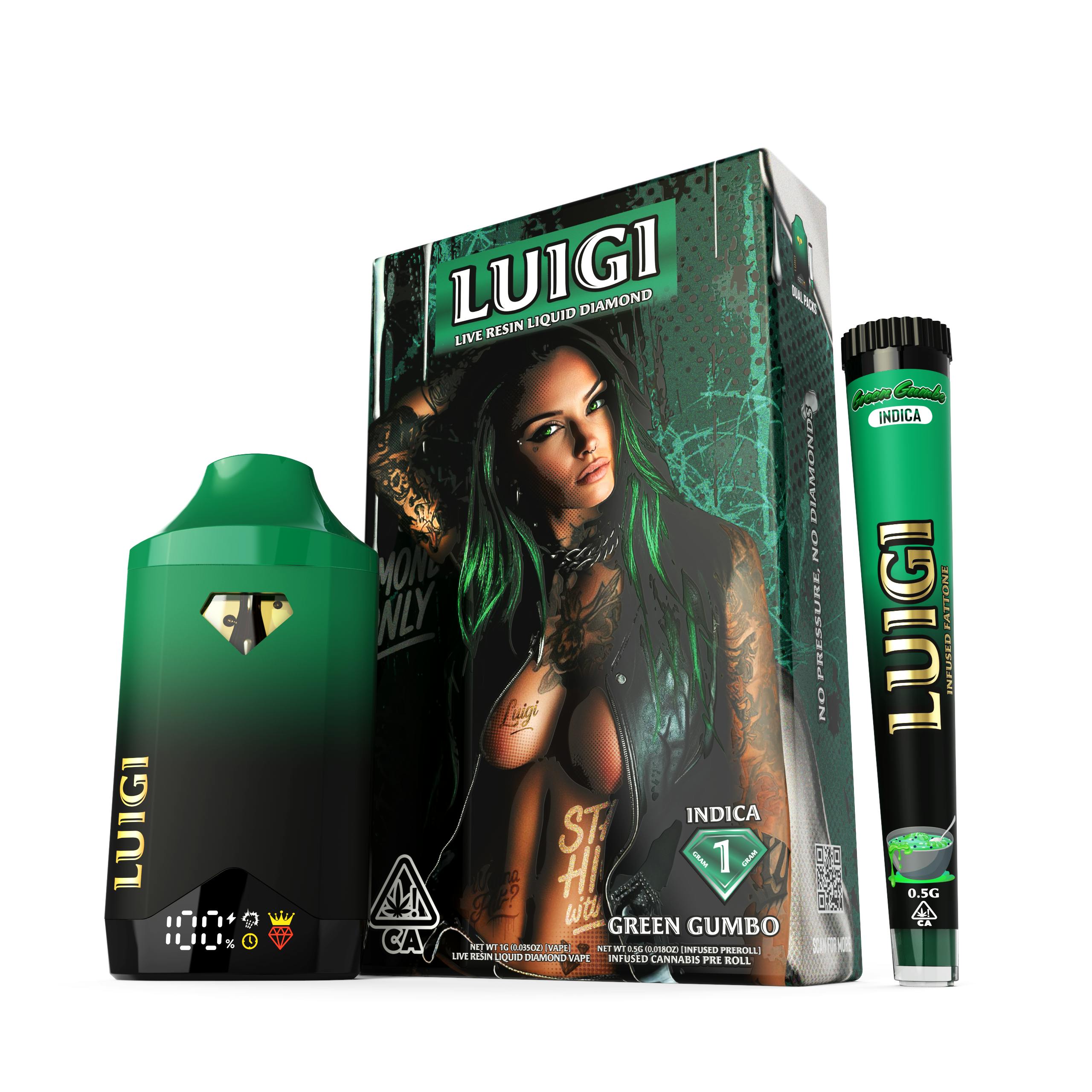 Green Gumbo V6 Dual Pack - Luigi
