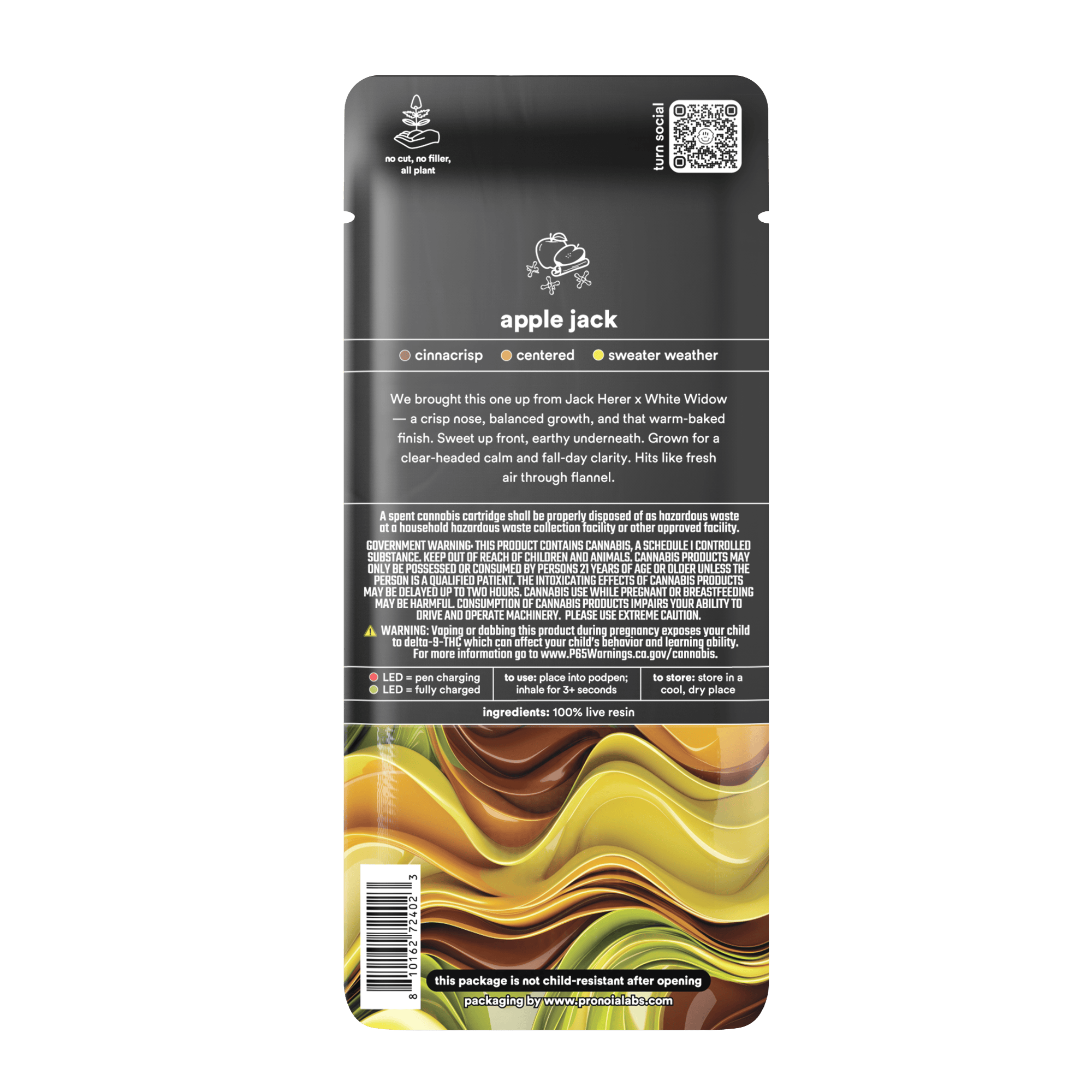 「ひ」GREEN APPLE JACK 残り合計 29ml Apple Jacks | 100% Live Resin | Indica-Hybrid - turn