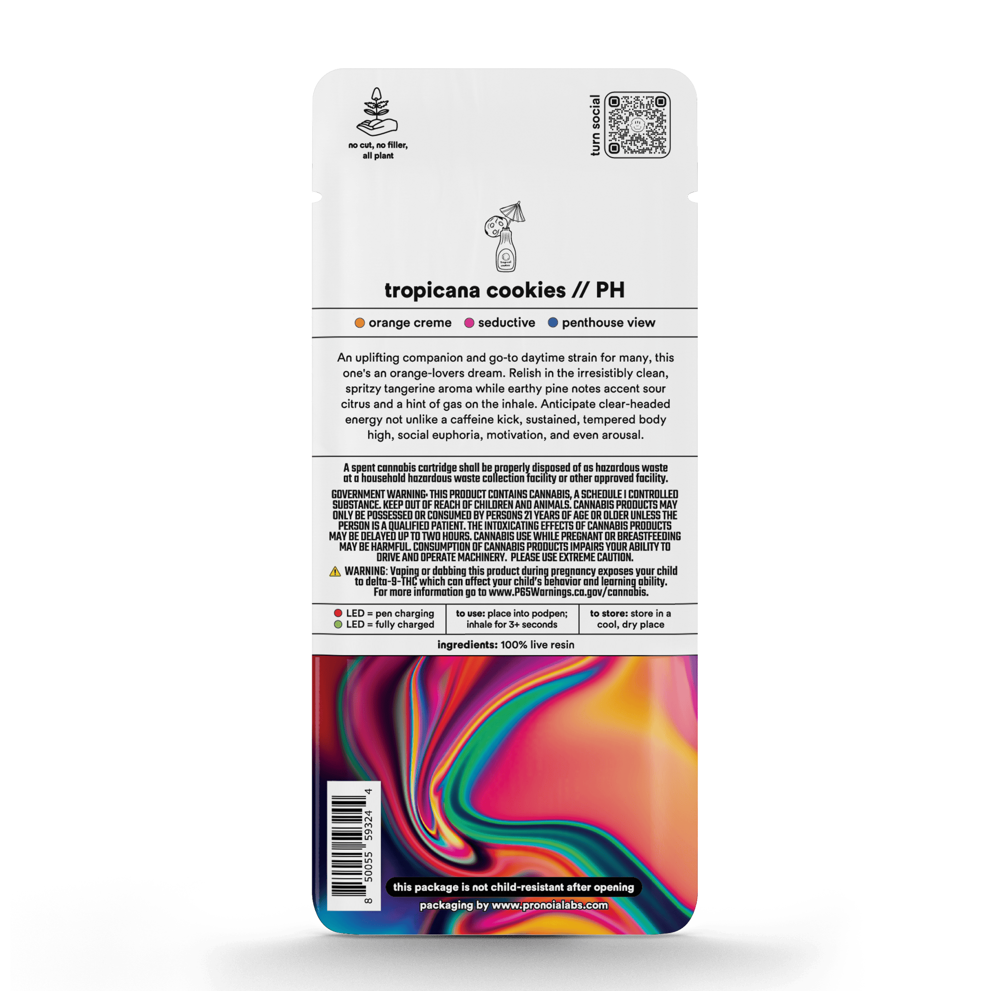 Tropicana Cookies // PH | 100% Live Resin | Sativa - turn