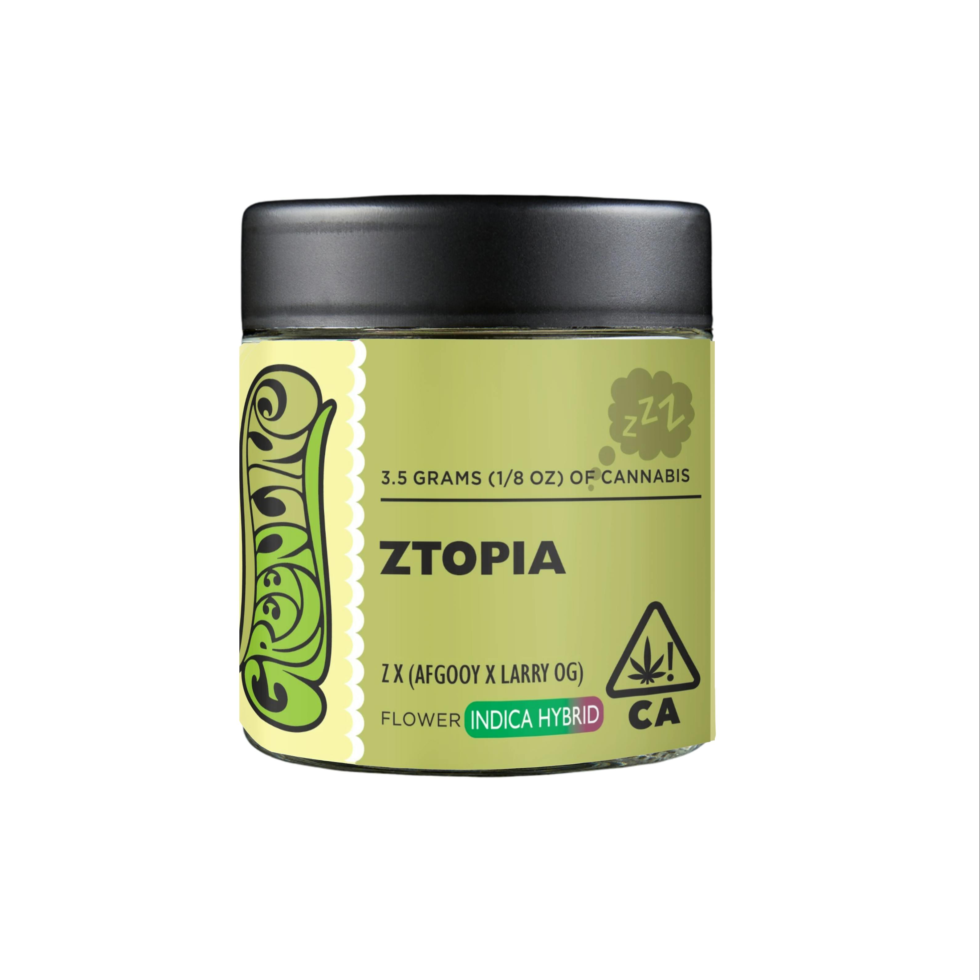 Ztopia - 1/8 oz - Indoor - Sativa - 3.5g - Greenline
