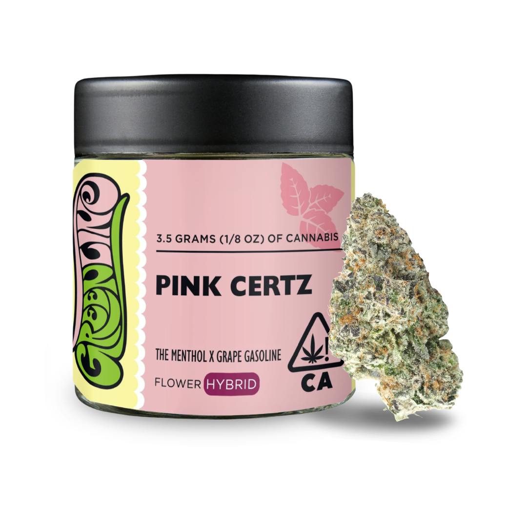 Pink Certz - 1/8 oz - Indoor - Hybrid - 3.5g - Greenline