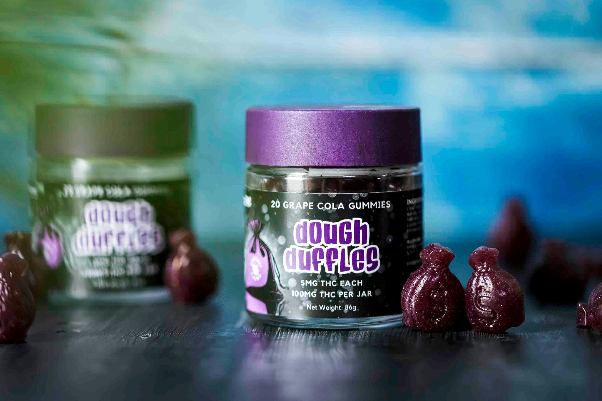 Doughboi Farms | Dough Duffles | Grape Cola Gummies | 100mg | 20