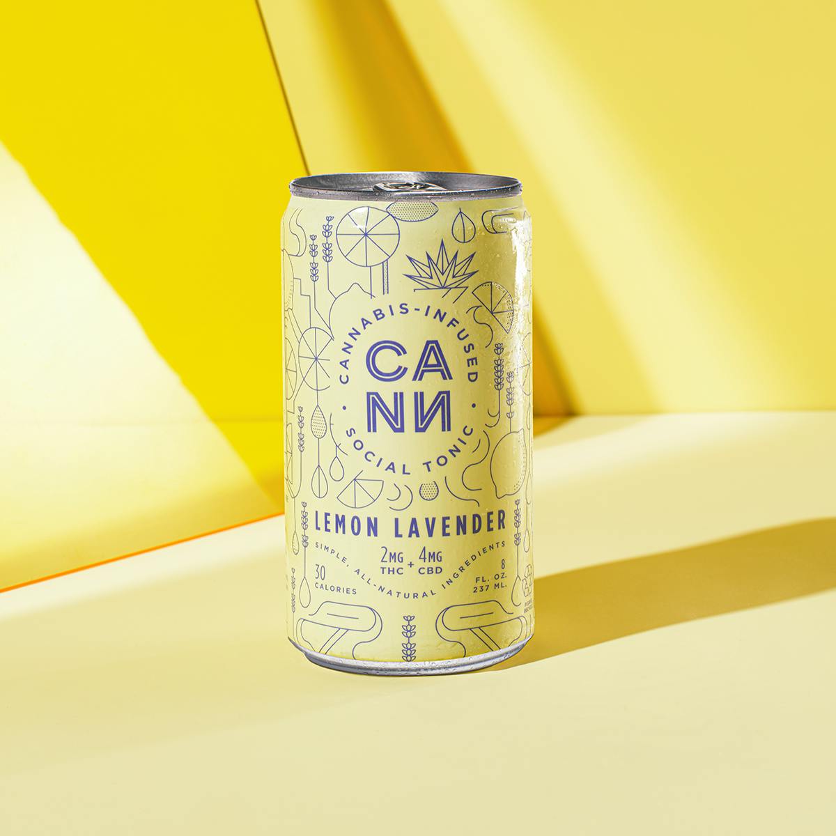 Lemon Lavender Social Tonic (6pk) - Cann
