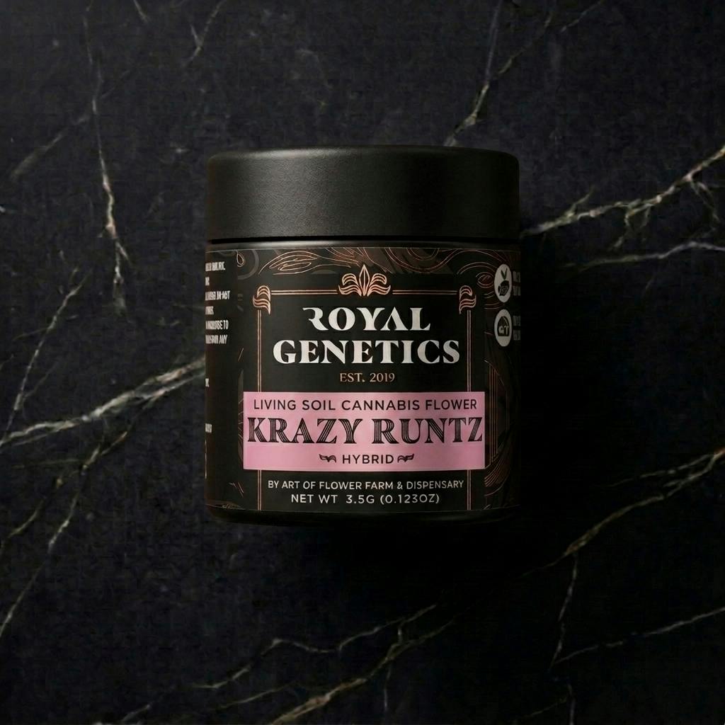 Krazy Runtz 3.5g Flower Jar - Royal Genetics