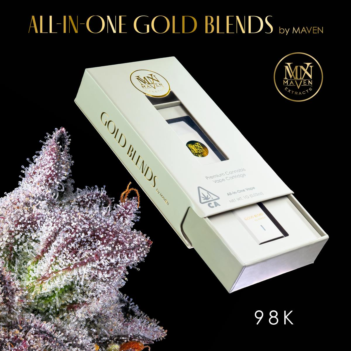 NGC MS66 2024 P&D ケネディ ハーフダラー マッチングセット 98K All-In-One Gold Blend [1g] - Maven Genetics