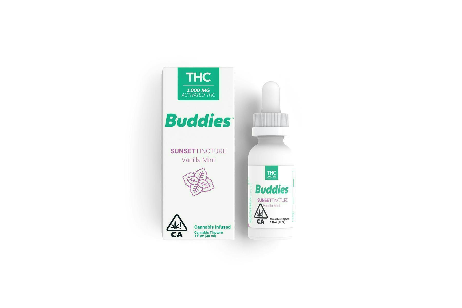 Sunset | Tincture | 1000mg THC | 30mL - Buddies Brand
