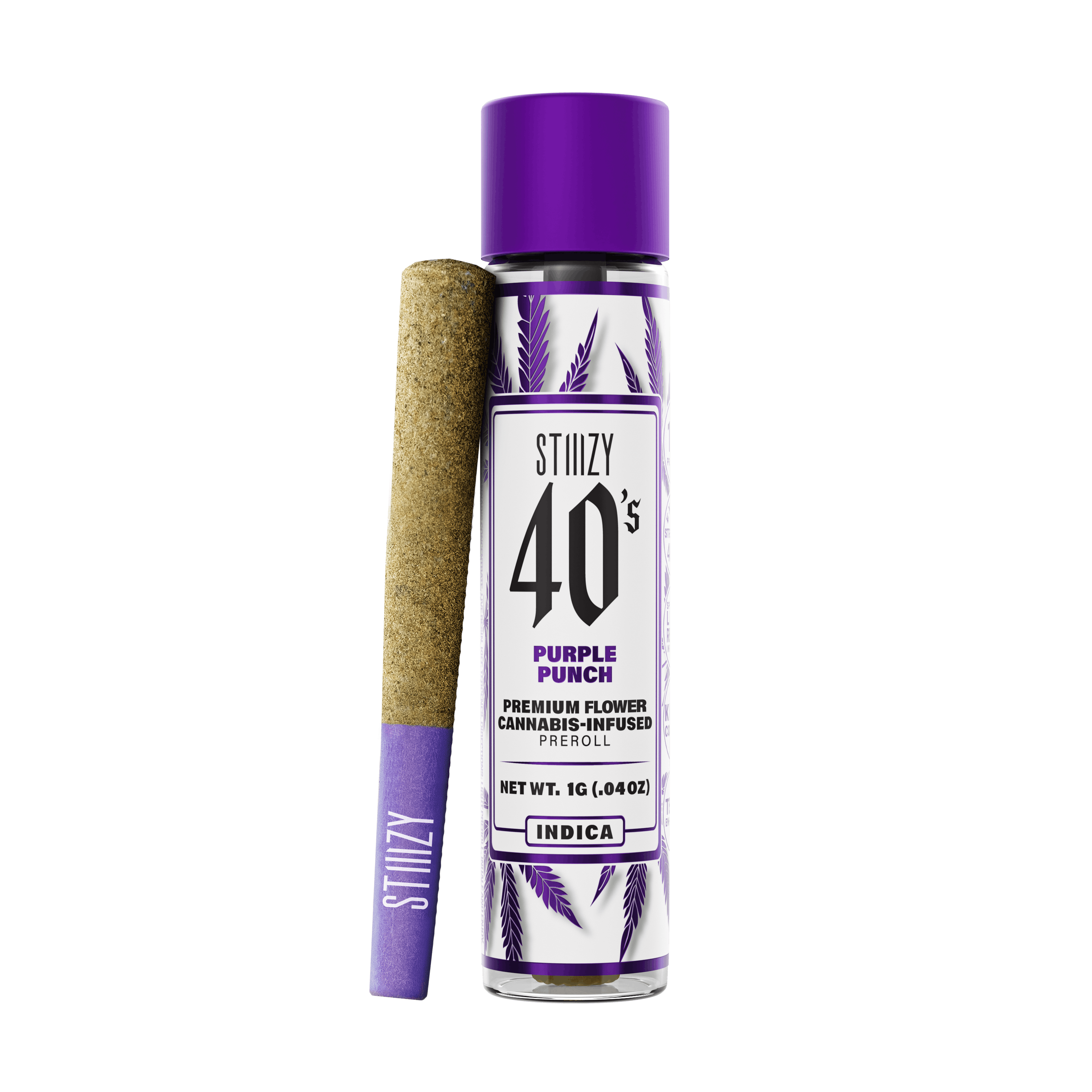 PURPLE PUNCH - 1G 40's Infused Preroll - STIIIZY