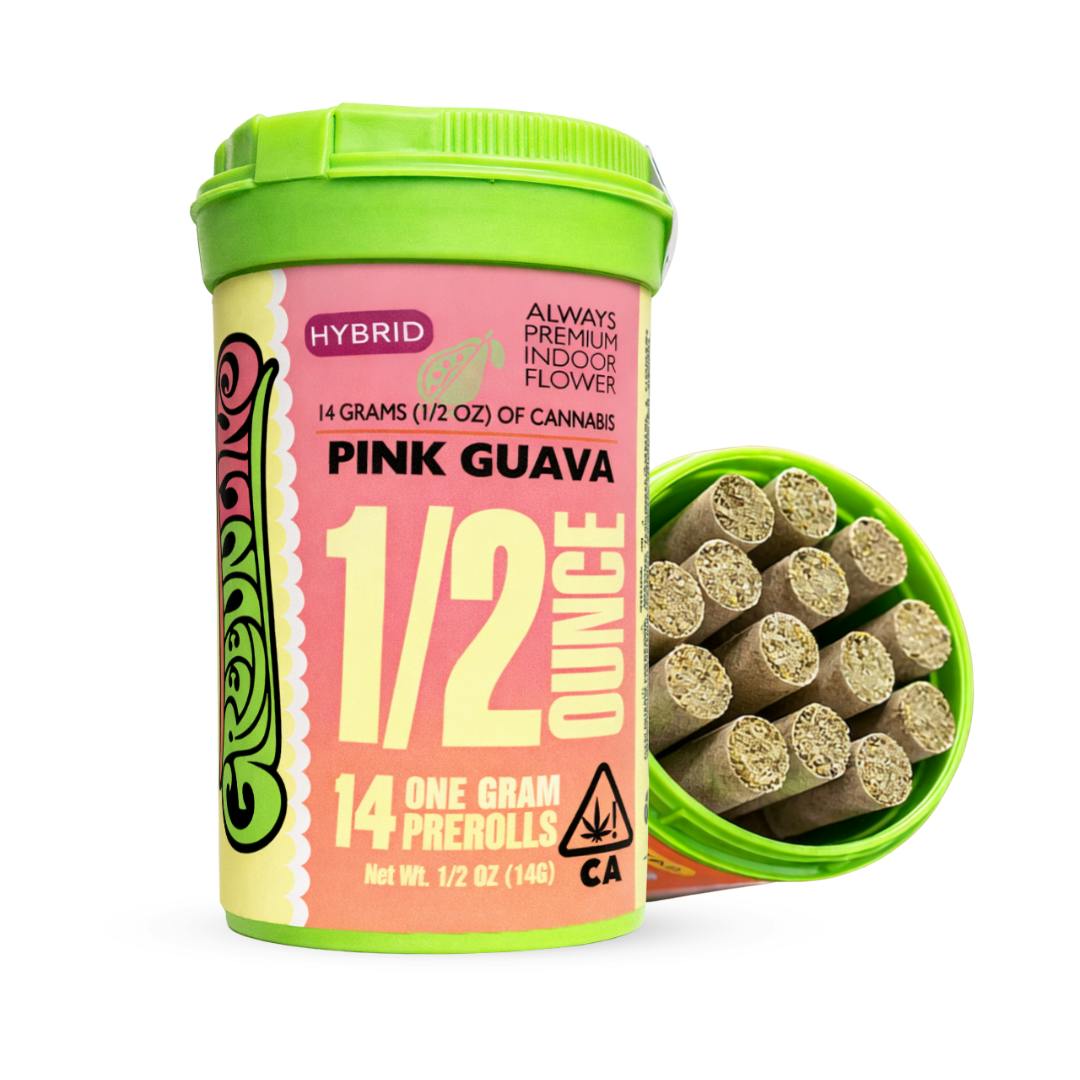 Pink Guava - 14 Pack Pre-Rolls - Sativa - 1g Each (1/2 Oz Total