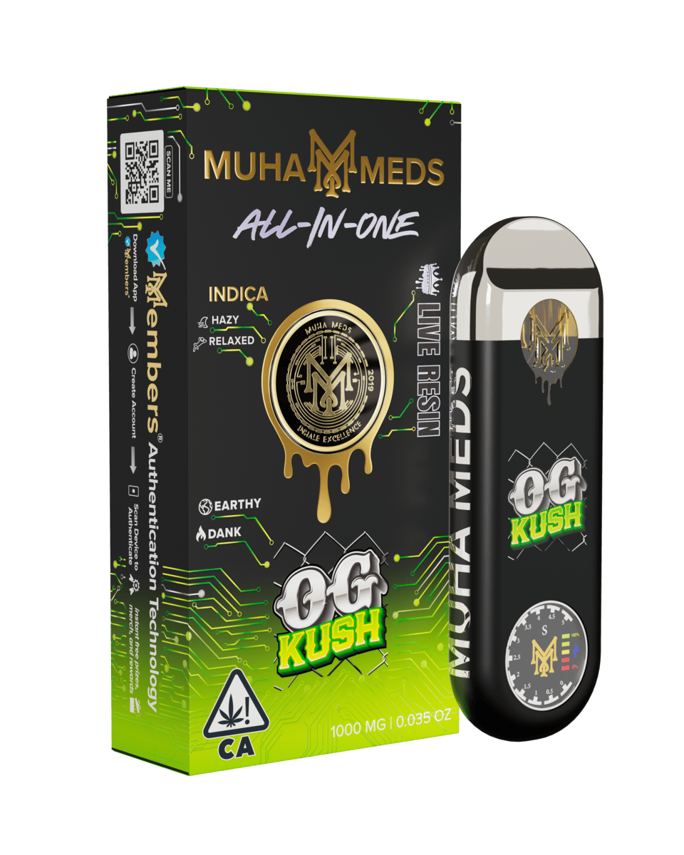 OG Kush【H4CBH】1ml OG Kush | Live Resin Disposable | 1g - Muha Meds