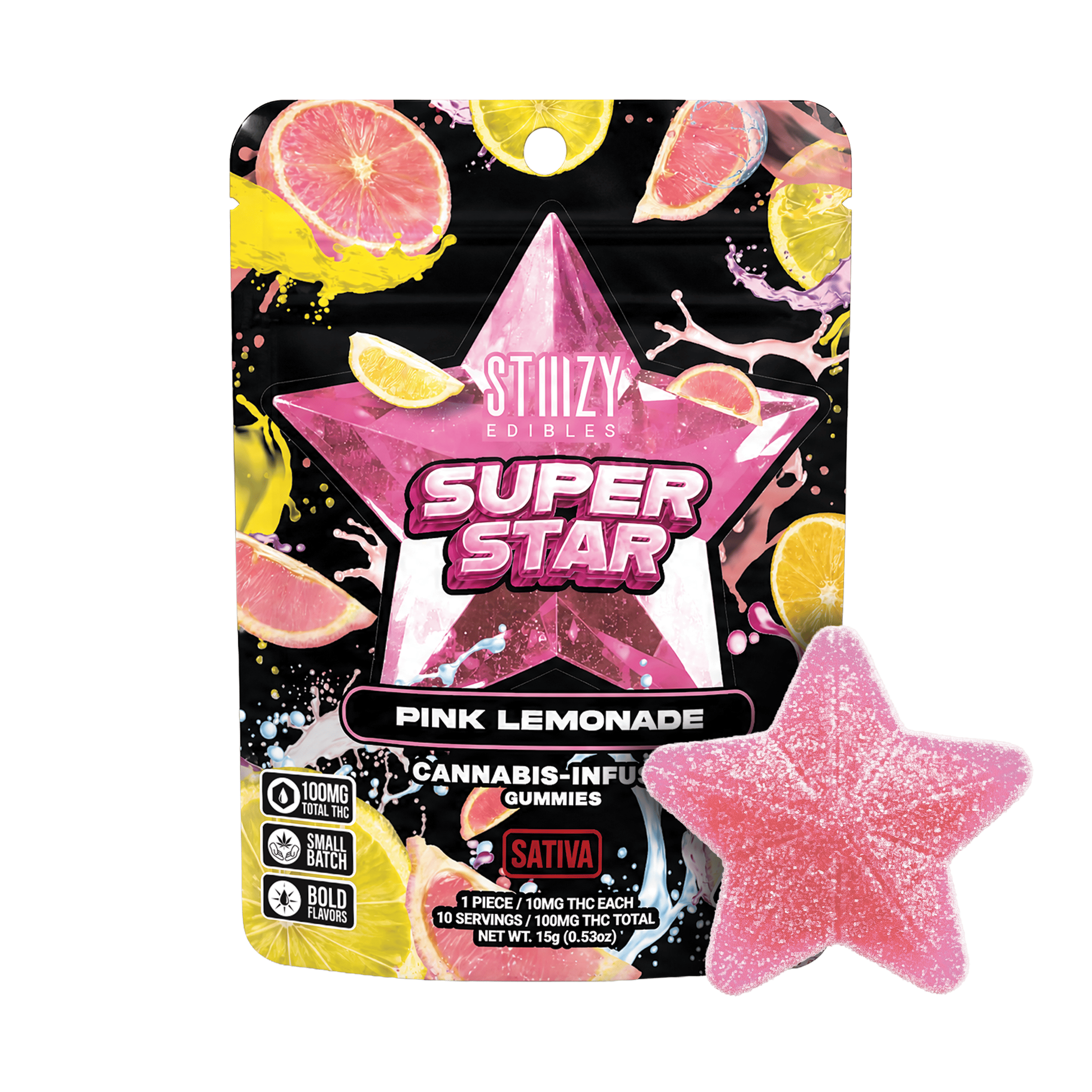 ＲＨＹＴＨＭ Super Star 30 DAY SUPER STAR Edibles - Pink Lemonade - STIIIZY