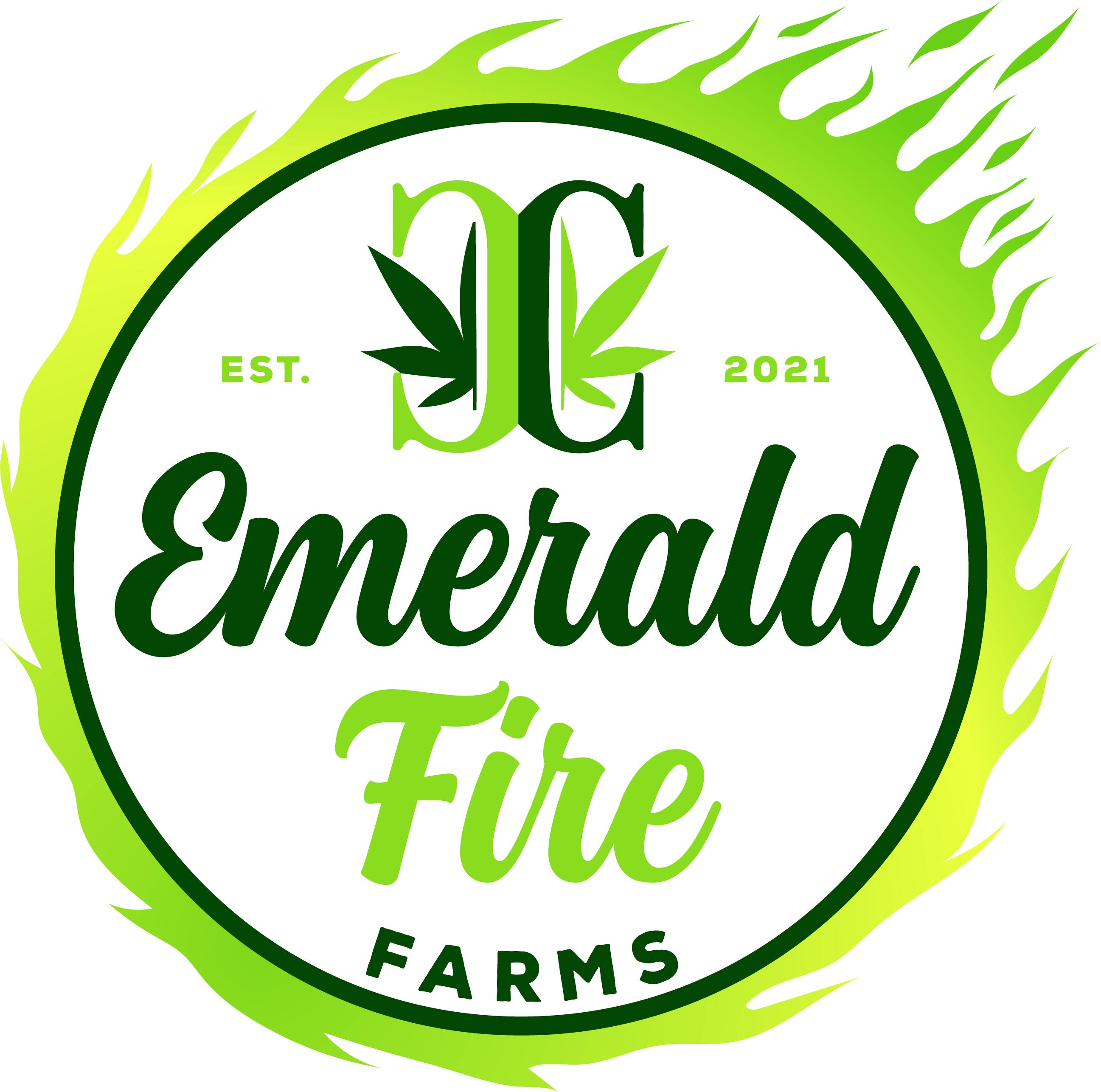 Emerald Fire Farms cannabis brand logo