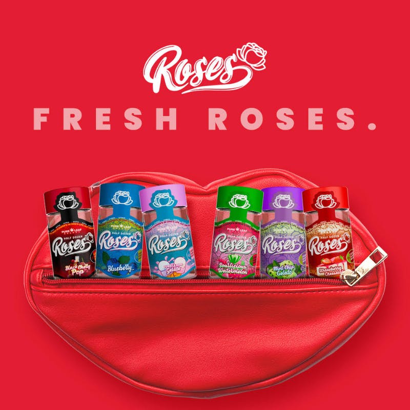 BLACK CHERRY POP Roses 6 Pack Sativa | Liquid Diamond Infused|3.6G