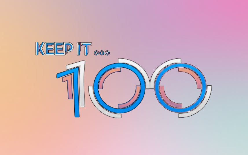 Keep It 100 logo