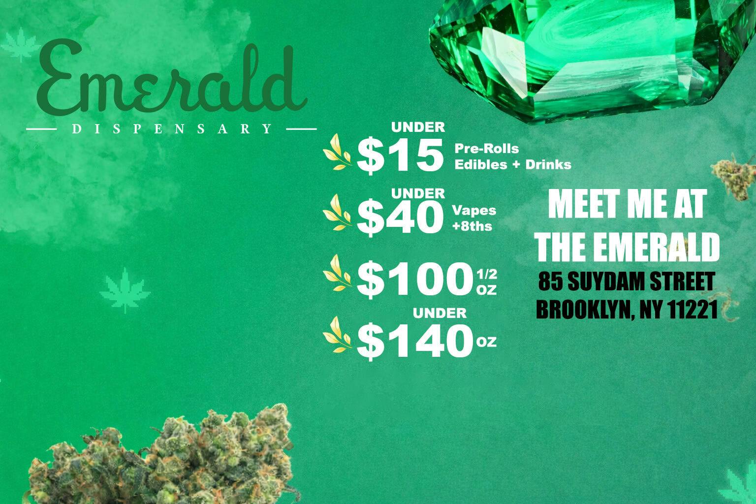 The Emerald Dispensary - Delivery Pre Rolls & Joints | Order Online The Emerald Dispensary - Delivery Pre Rolls & Joints | Order Online