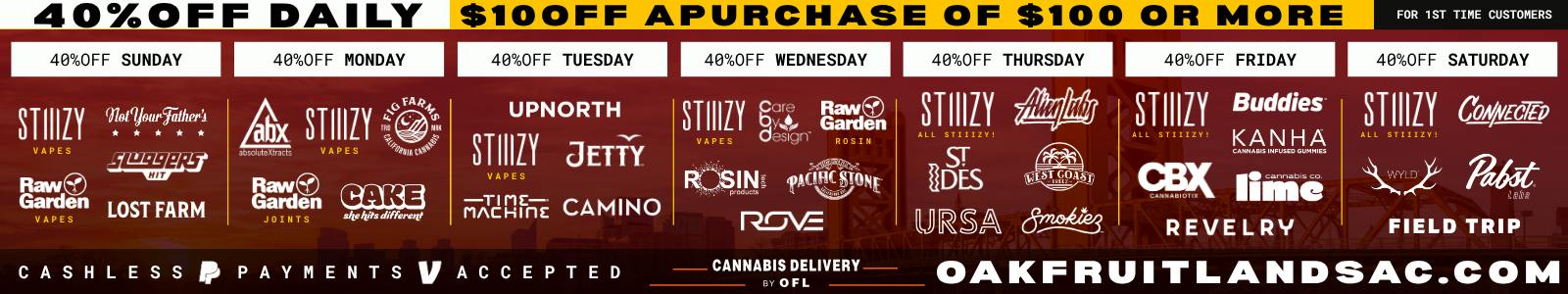 Sacramento Cannabis Delivery By OFL - Citrus Heights — Delivery Service in Citrus Heights, CA