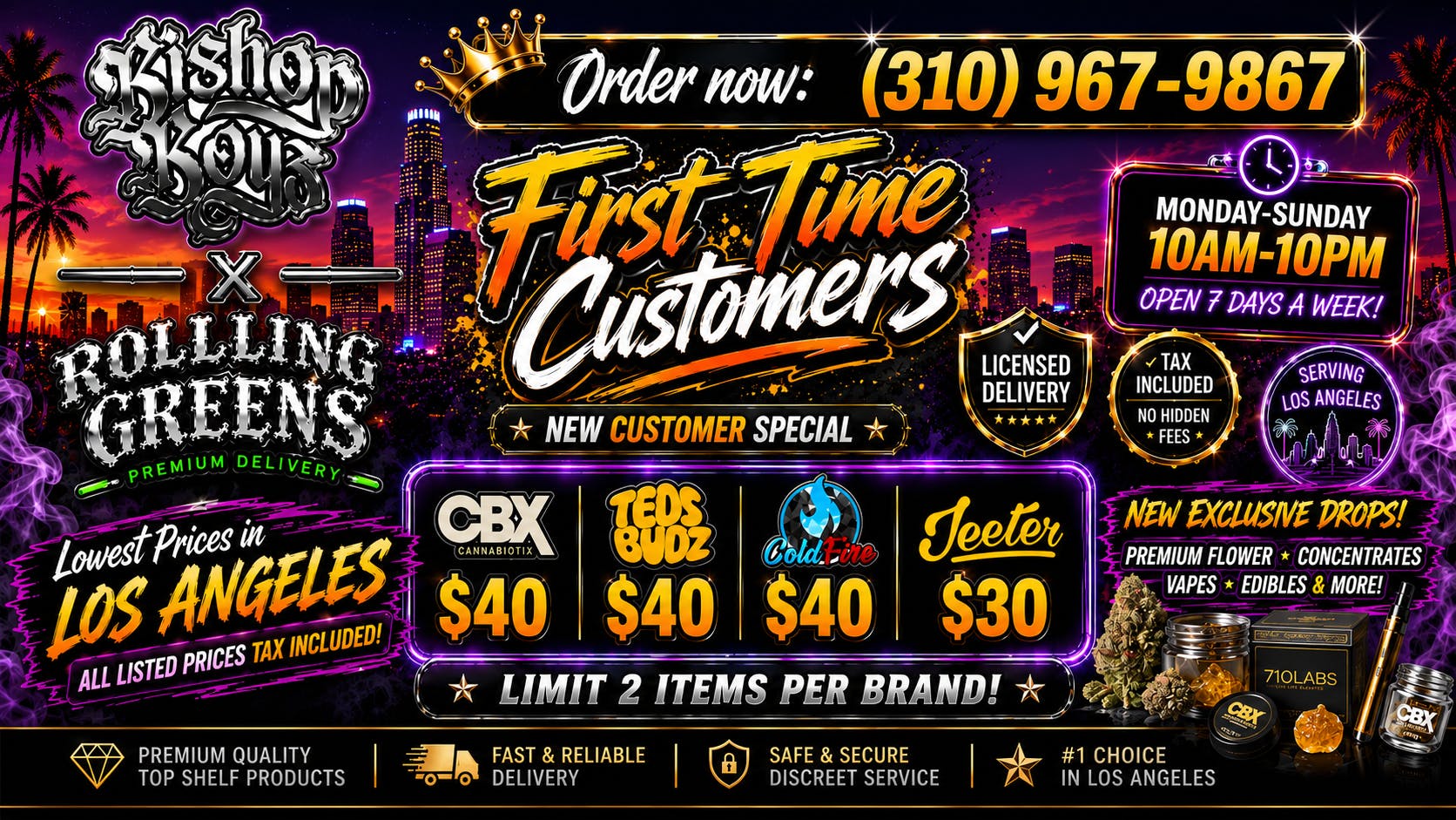Bishop Boyz Delivery — Delivery Service in Los Angeles, CA