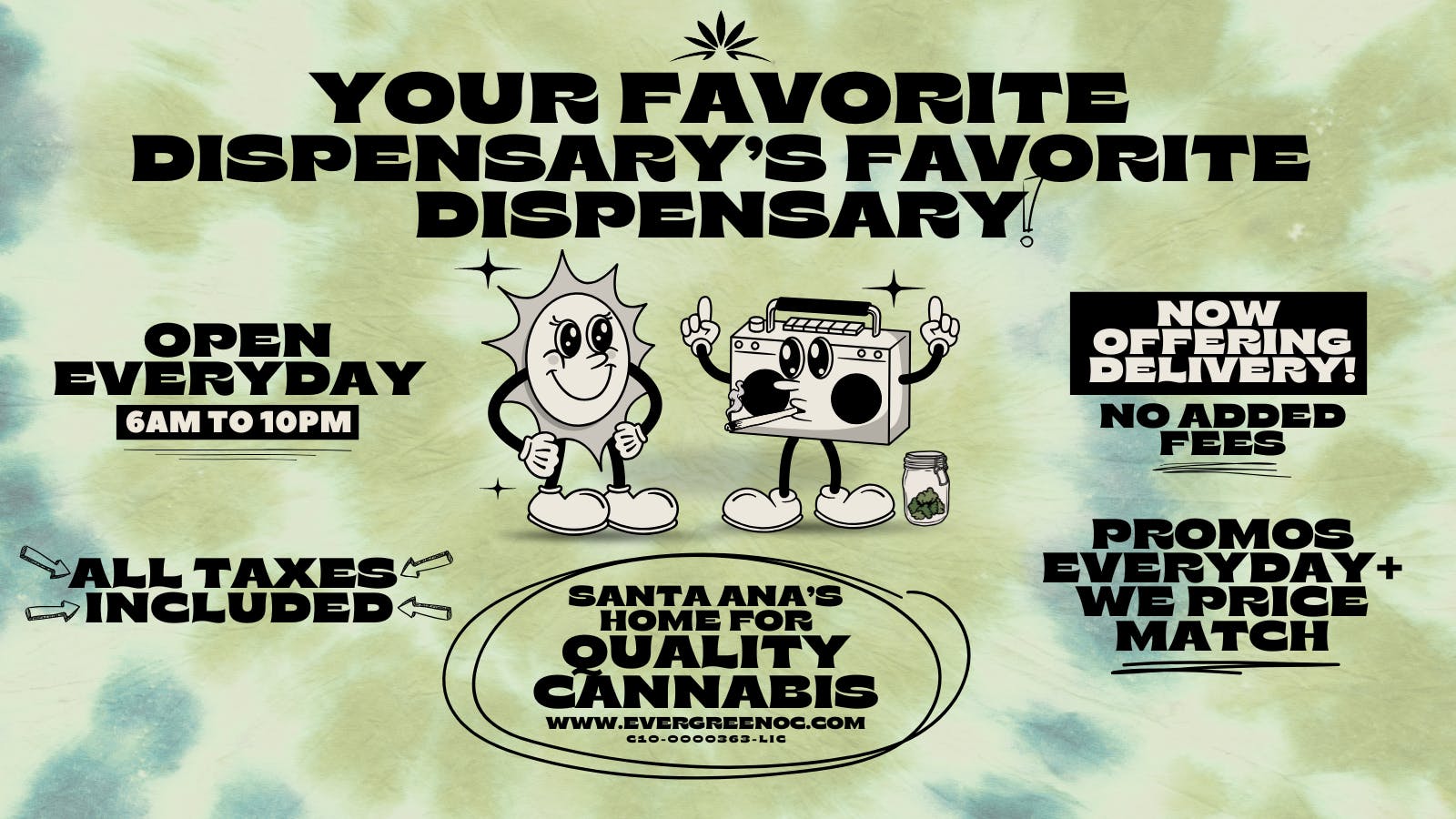 Evergreen OC - Taxes Included Weed Flower | Order Online