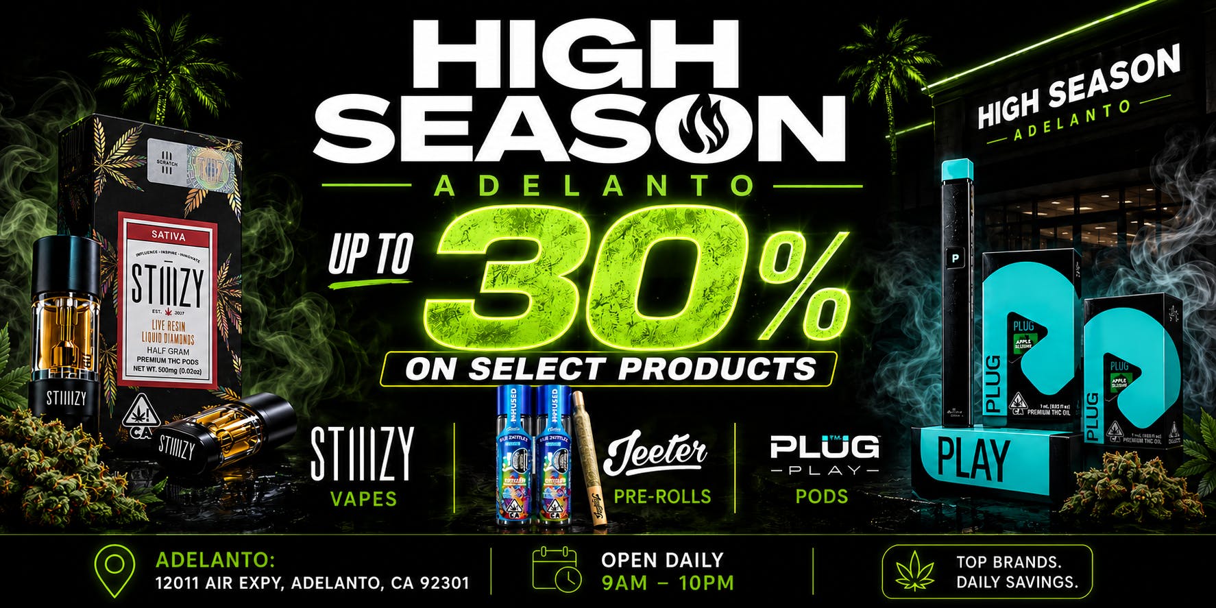 seasonal vape sales High Season - Adelanto Disposable Vape Pens