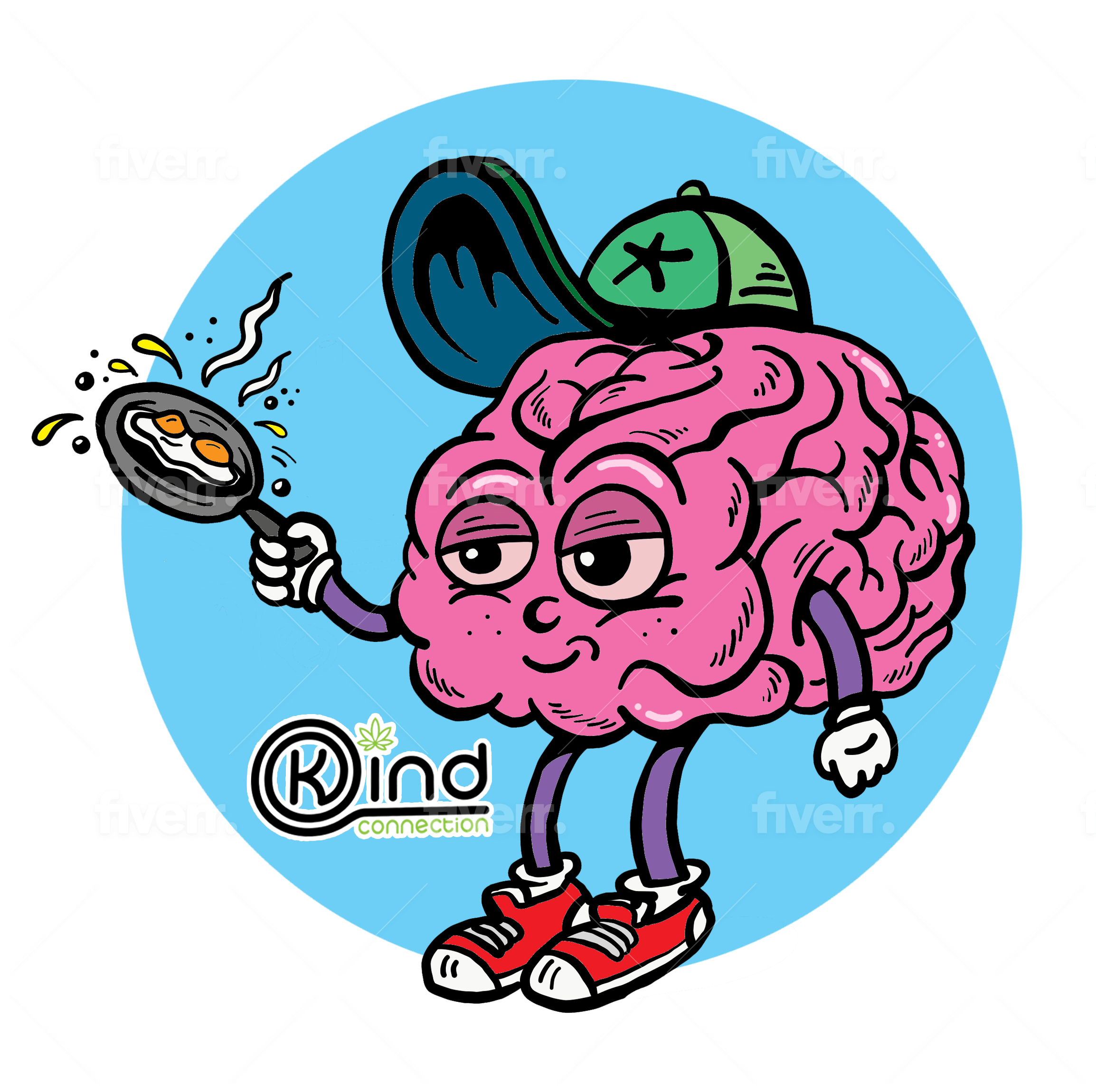 running brains clipart