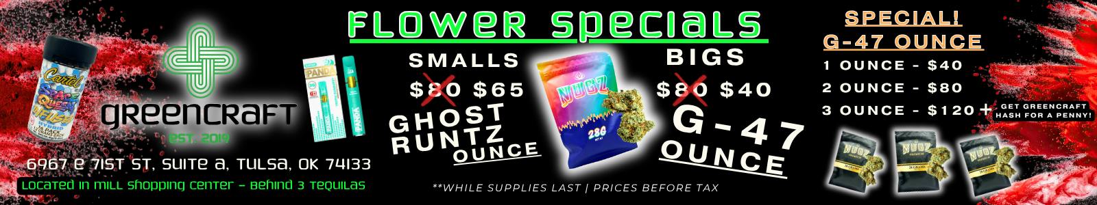 Greencraft - Daily Deals! — Dispensaries in Tulsa, OK