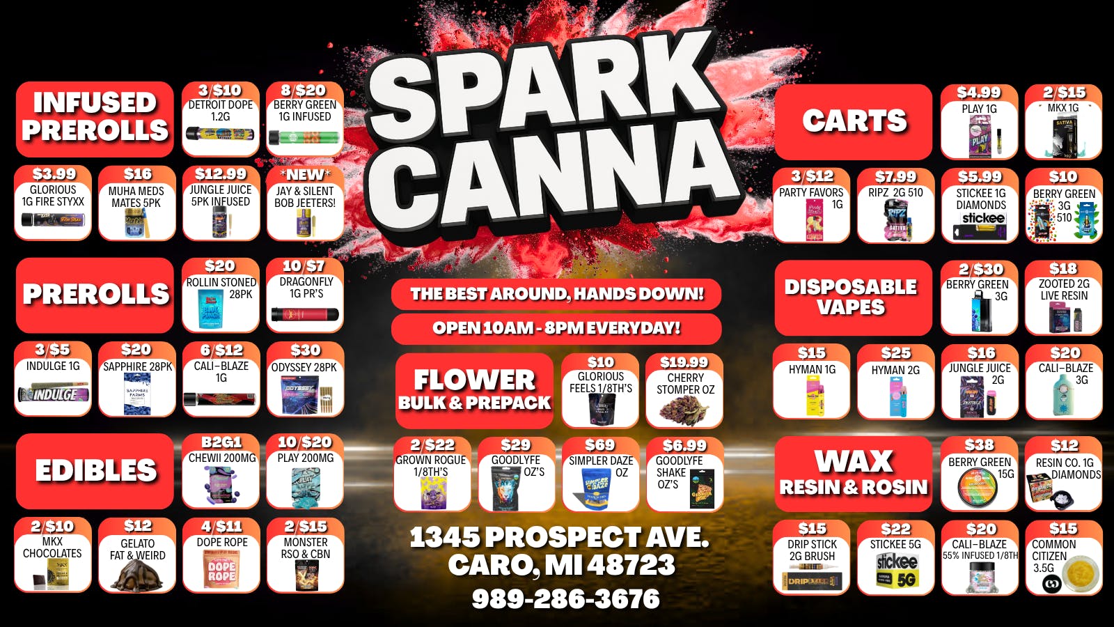 Spark Cannabis Co. Vape Pens