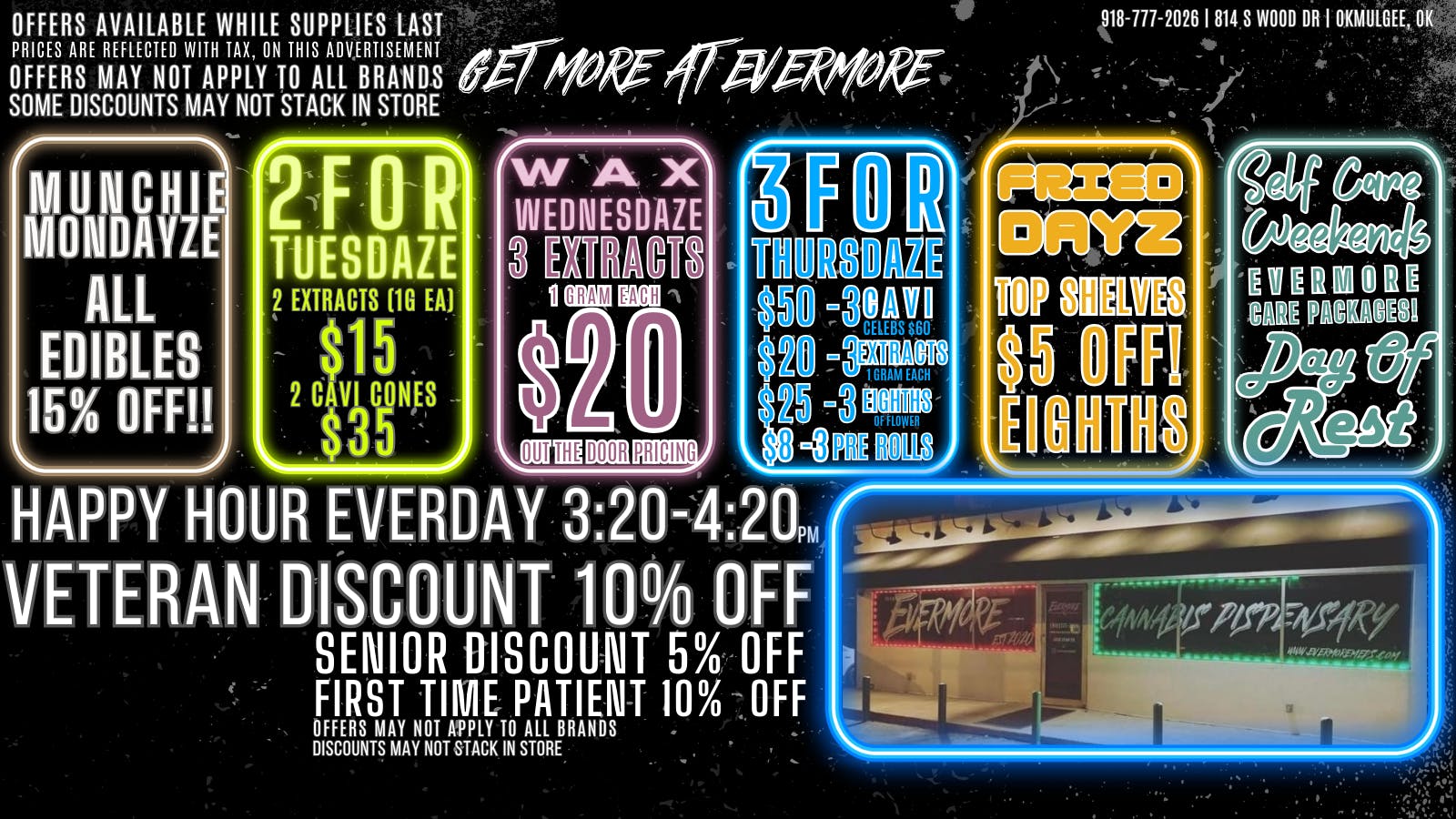 Evermore Okmulgee Weed Wellness Products | Order Online