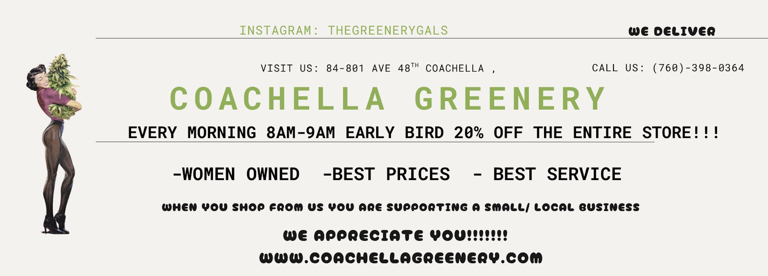 Coachella Greenery listing image