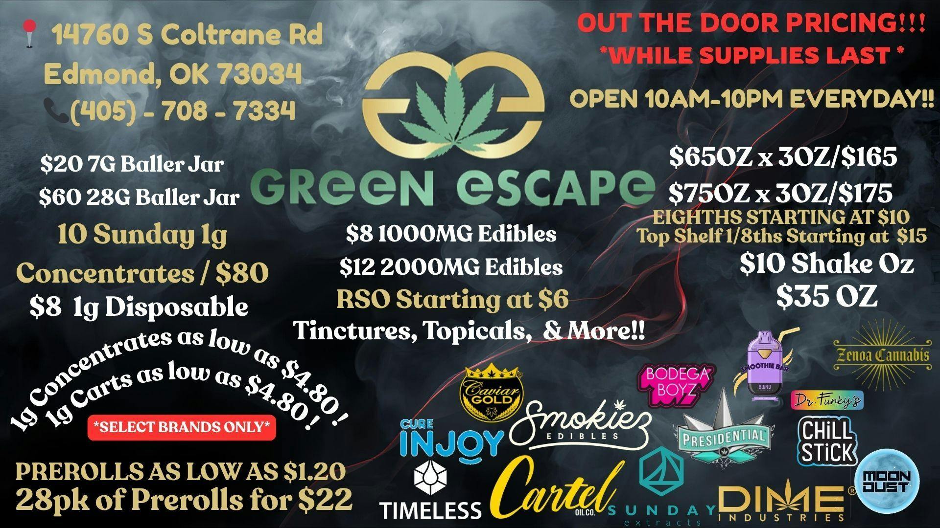 Edmond Green Escape — Dispensaries in Edmond, OK