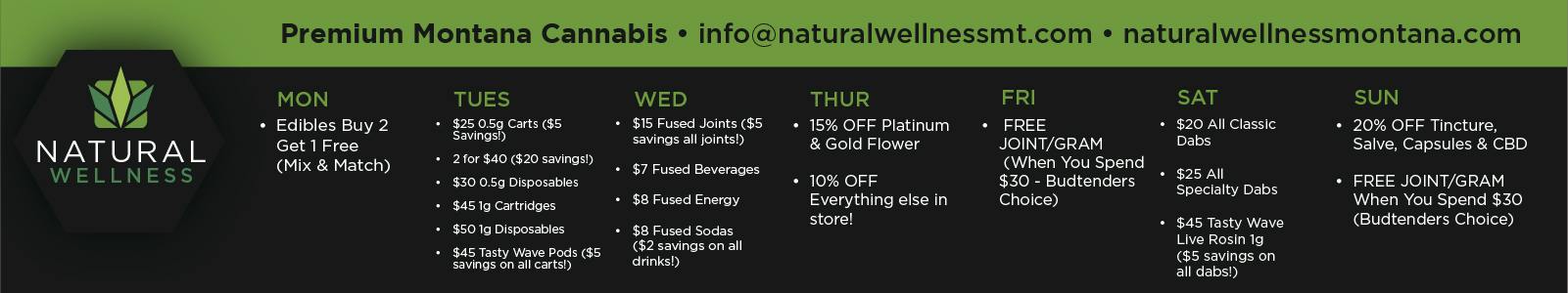 Natural Wellness - North Montana — Dispensaries in Helena, MT