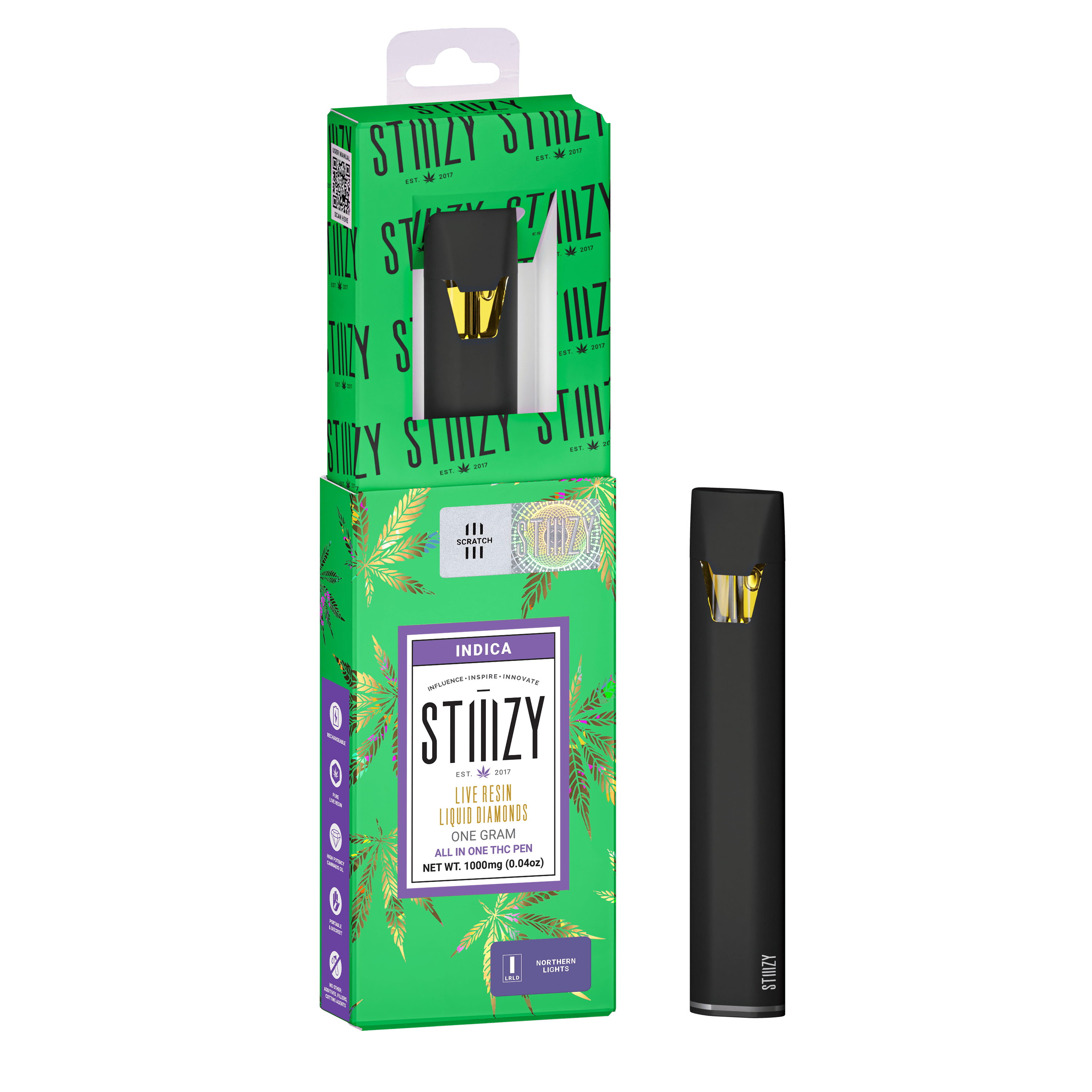 light up disposable vape - NORTHERN LIGHTS 1G LQD All-In-One Select Colour:Phantom Gold closed pod Vaporesso LUXE XR Max