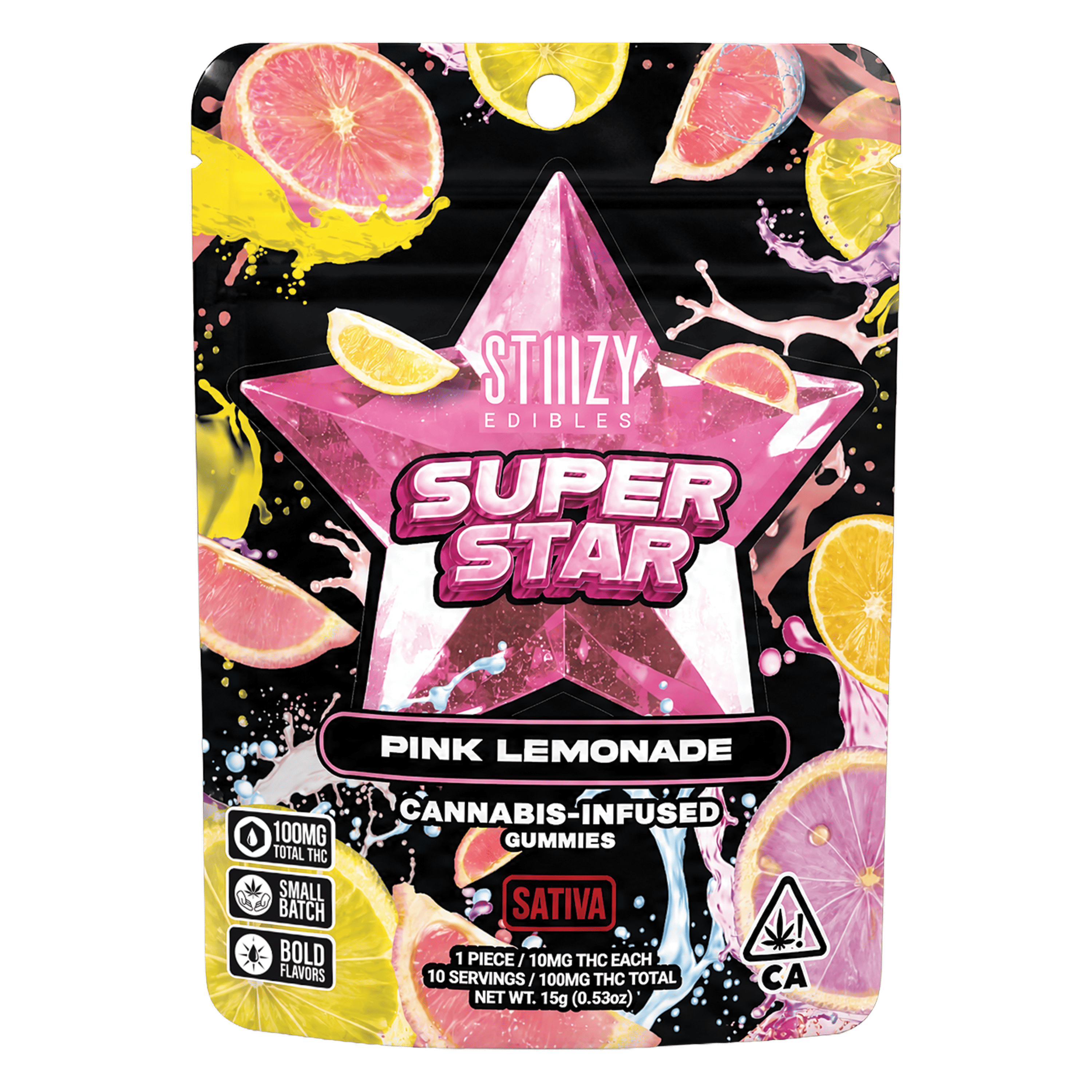 SUPER STAR Edibles - Pink Lemonade - STIIIZY