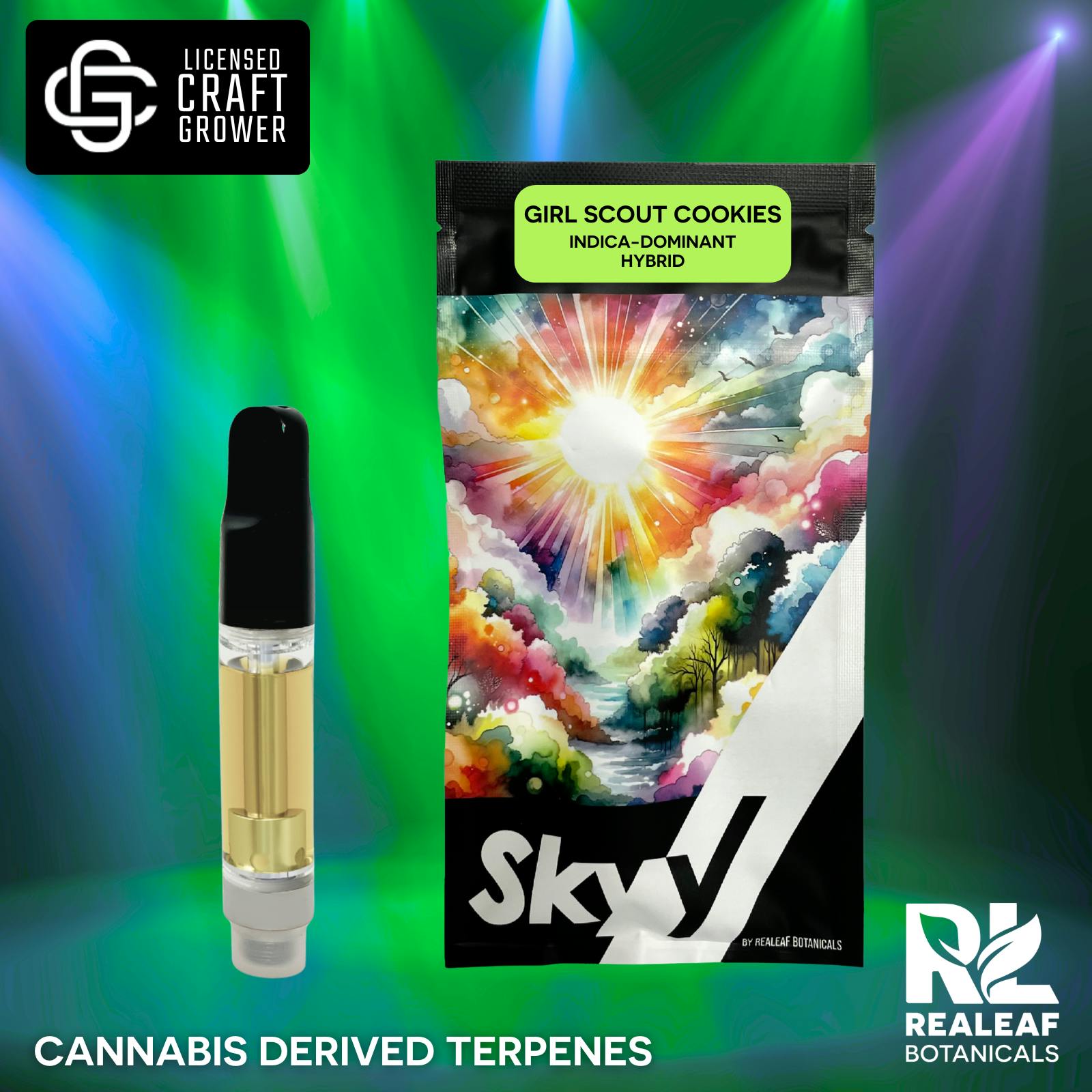 Girl Scout Cookies Vape Cartridge 1g - Realeaf Botanicals