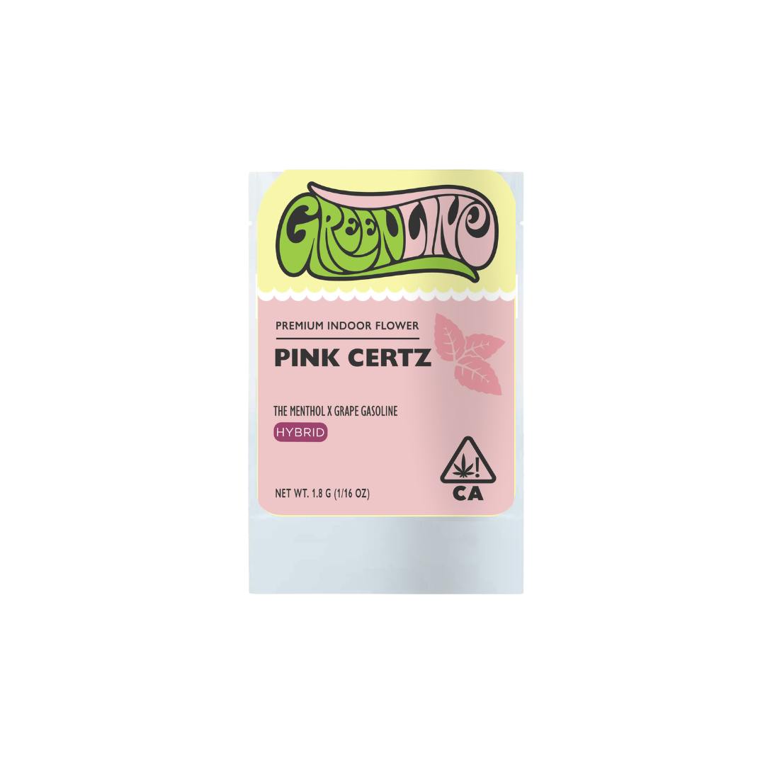 Pink Certz - 1/16 oz - Indoor - Hybrid - 1.8g - Greenline