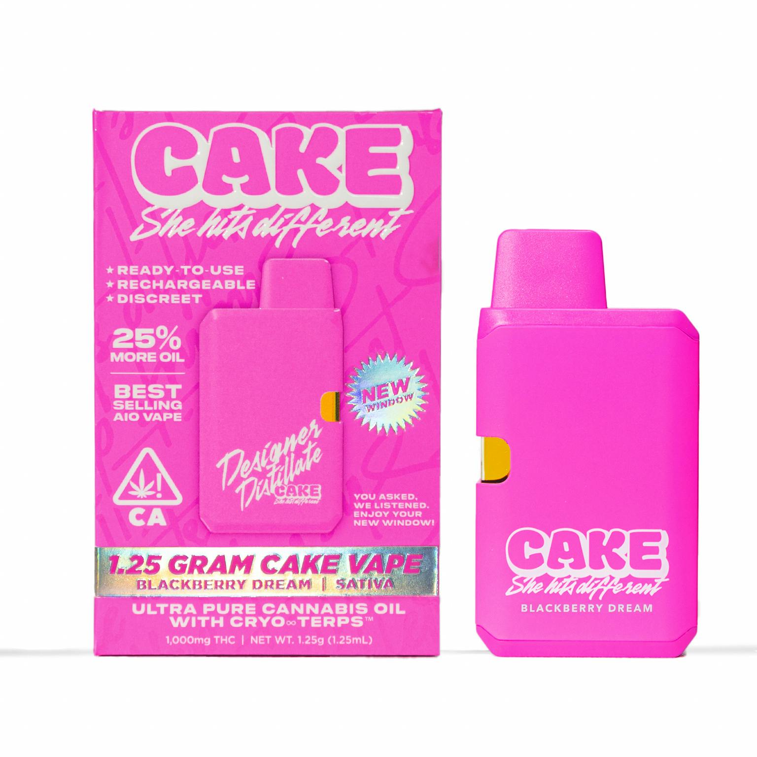 CAKE She Hits Different | Blackberry Dream | Disposable Vape
