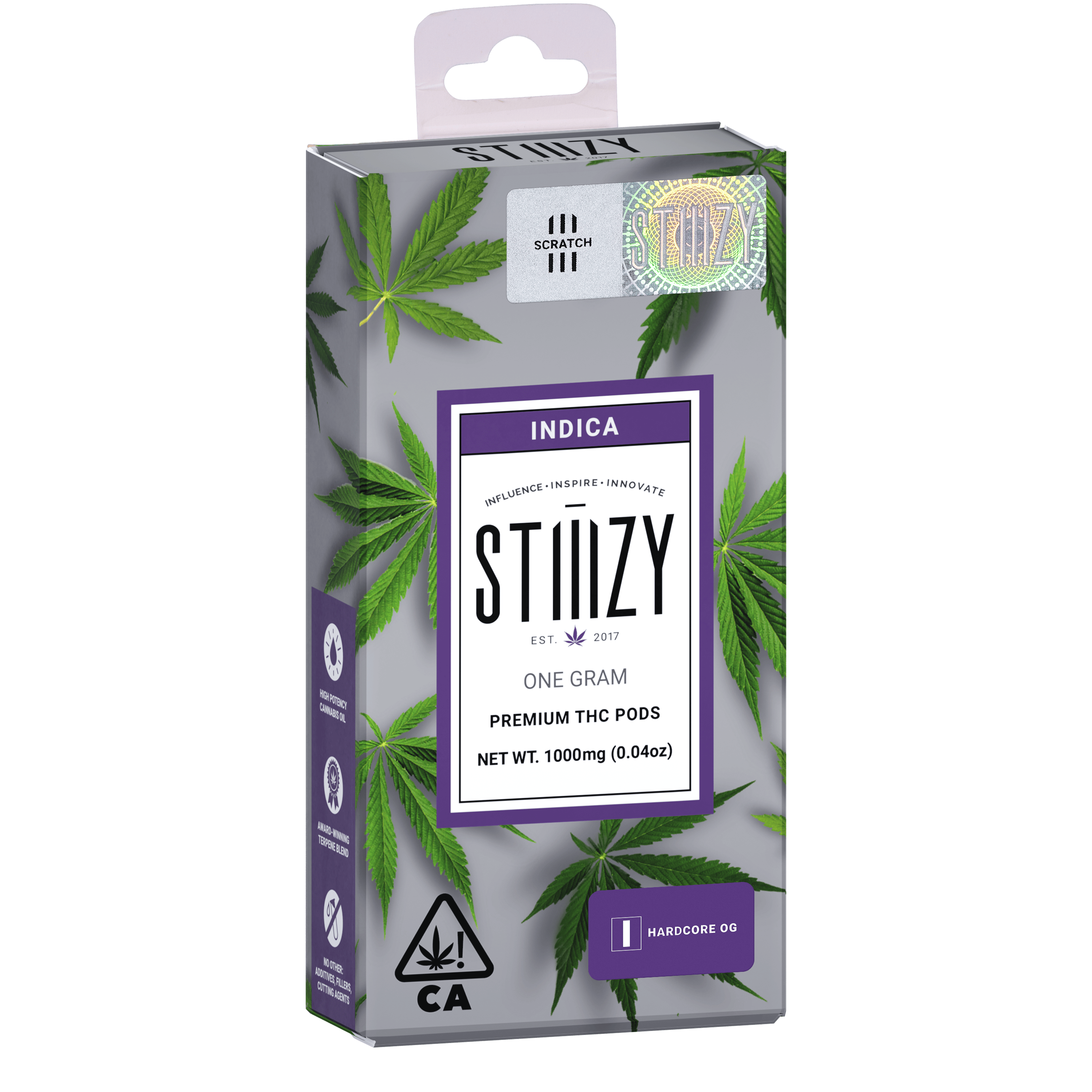 Vape Cartridge - HARDCORE OG 1G Original THC Pod - STIIIZY - STIIIZY