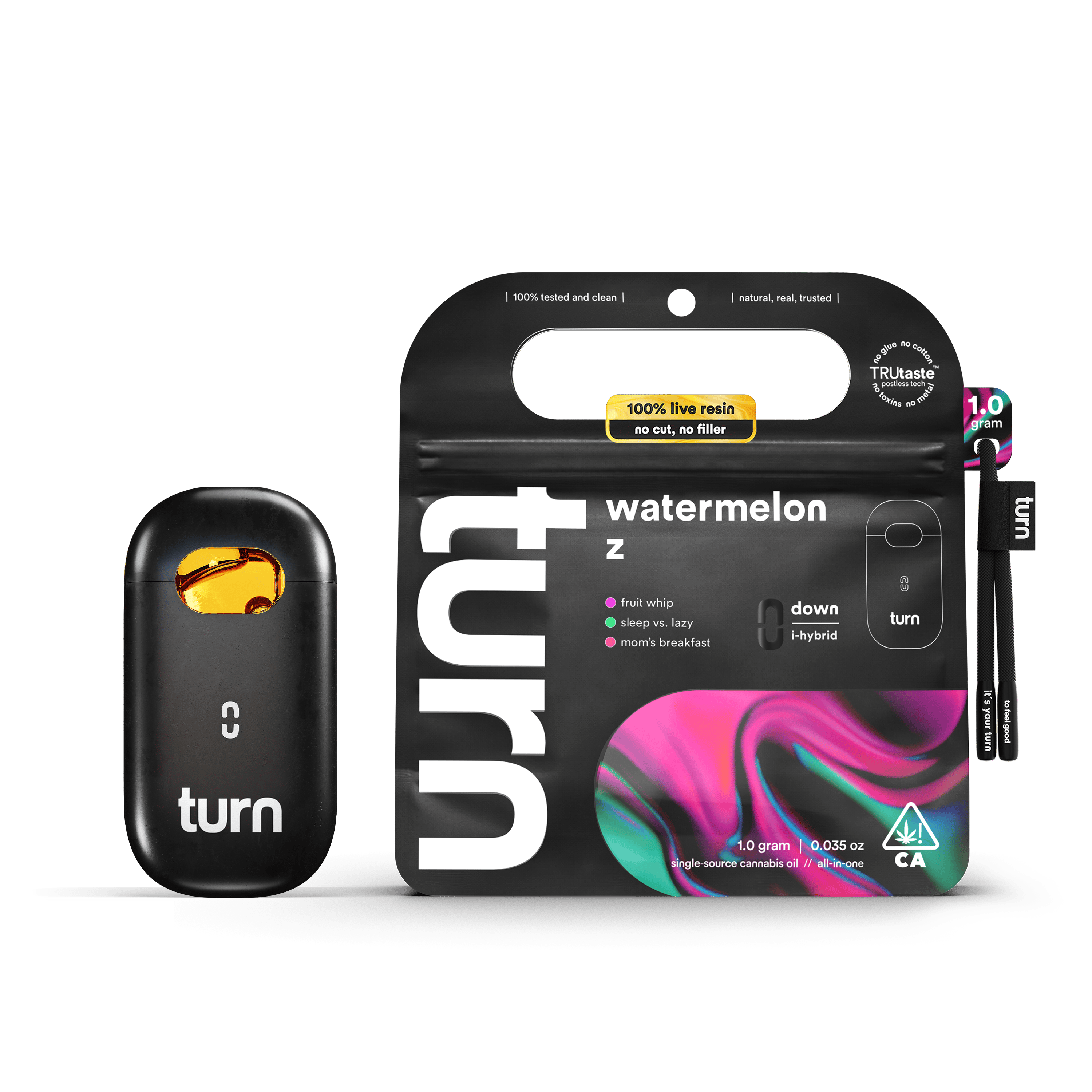 Watermelon Z | 100% Live Resin | AIO | Indica-Hybrid - turn
