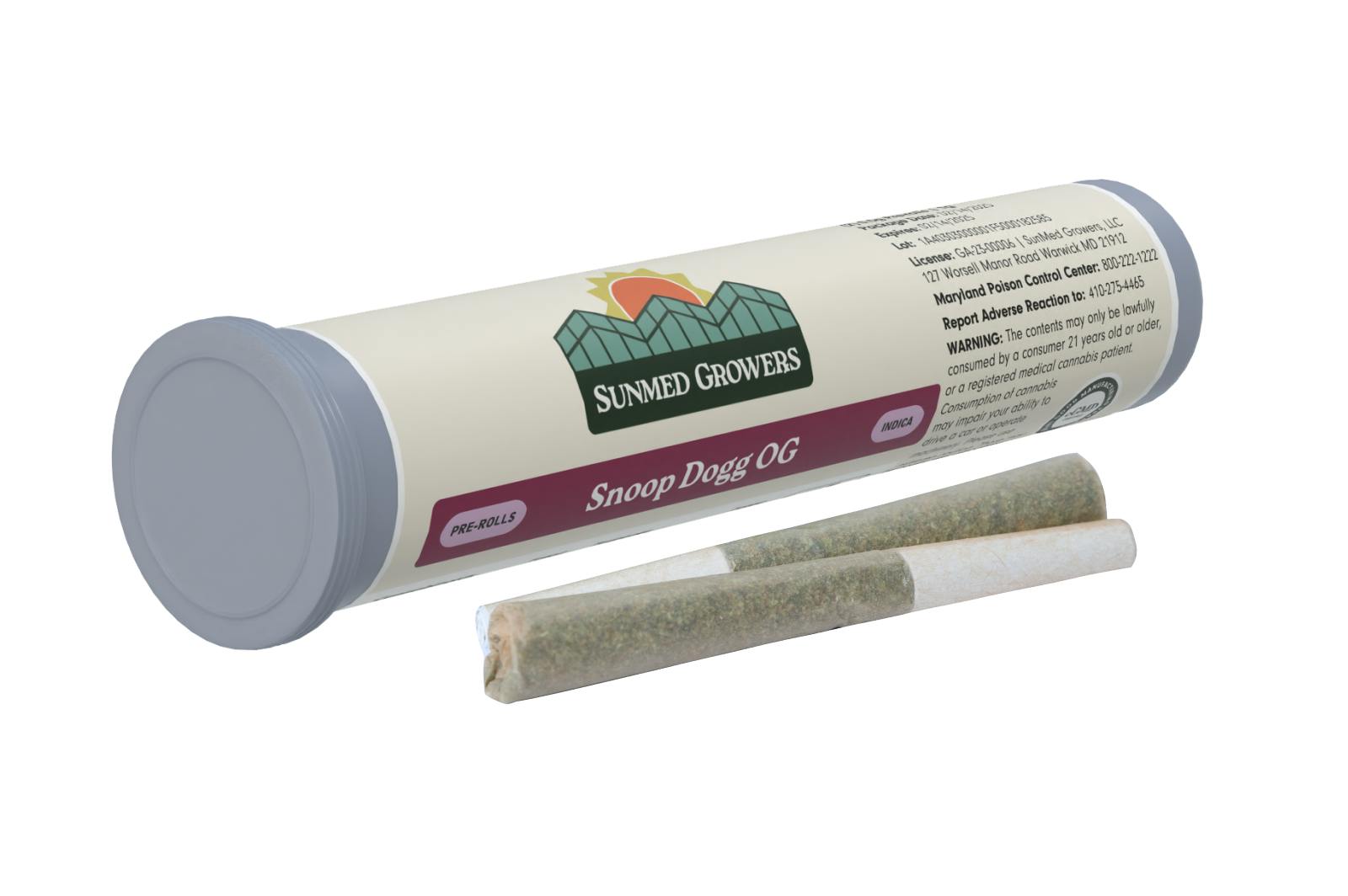 Snoop Dogg OG Pre Roll 0.5g/2 Pack - SunMed Growers