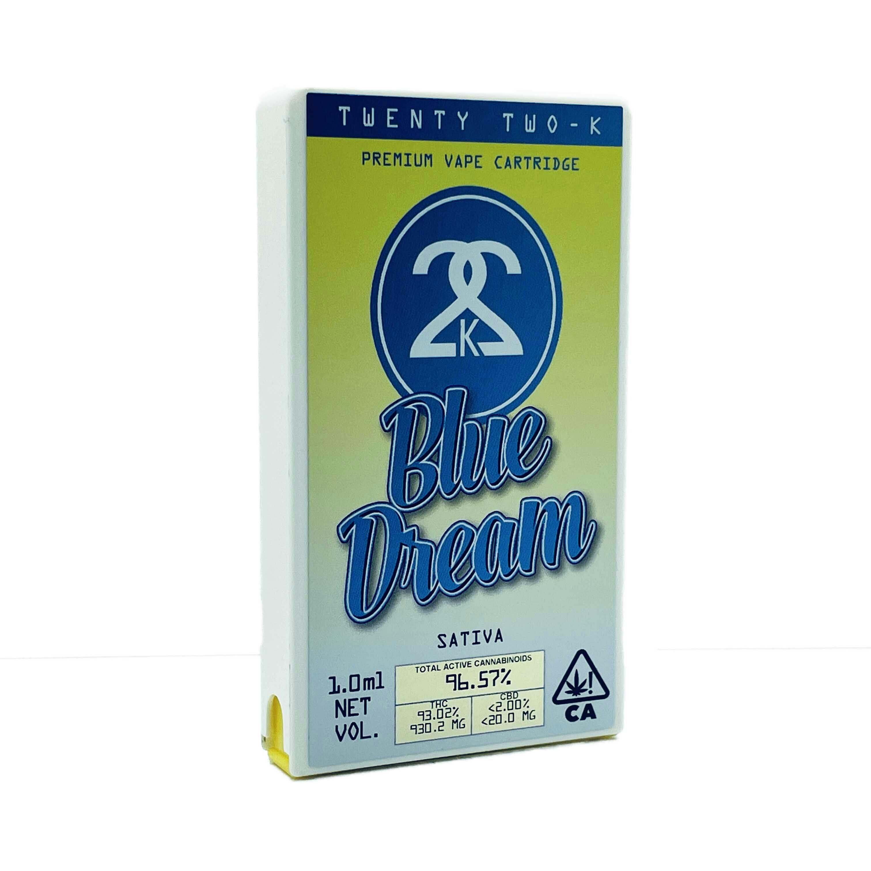 22K - Blue Dream - Cartridge - 1.0ml - Twenty Two K / 22k