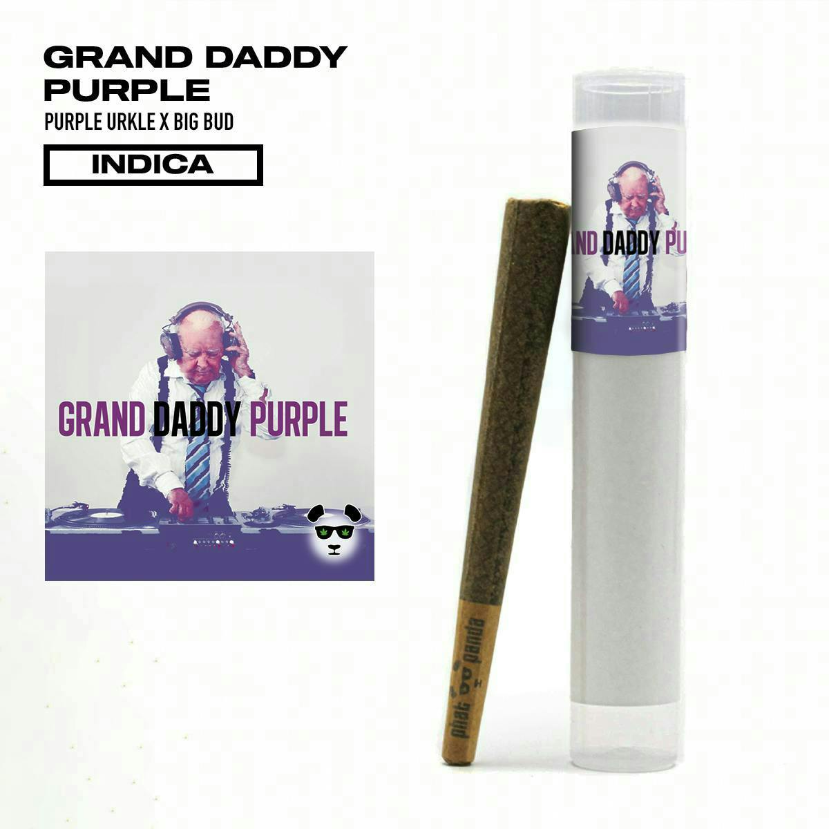Phat Panda | Grand Daddy Purple | Joint | 1g - Phat Panda Phat Panda | Grand Daddy Purple | Joint | 1g - Phat Panda