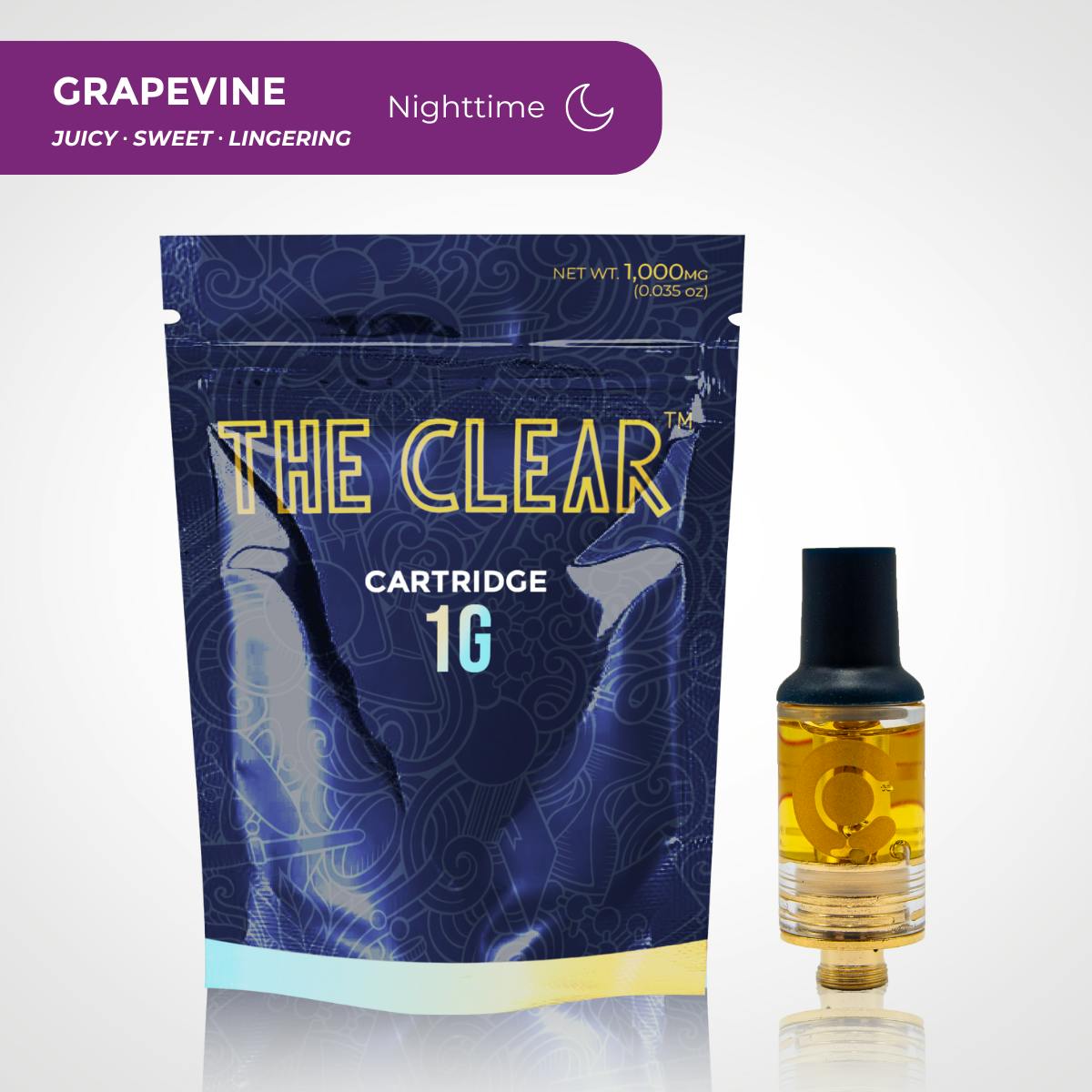 The CLEAR Original Cartridge 1000mg | Grapevine - CLEAR Brands