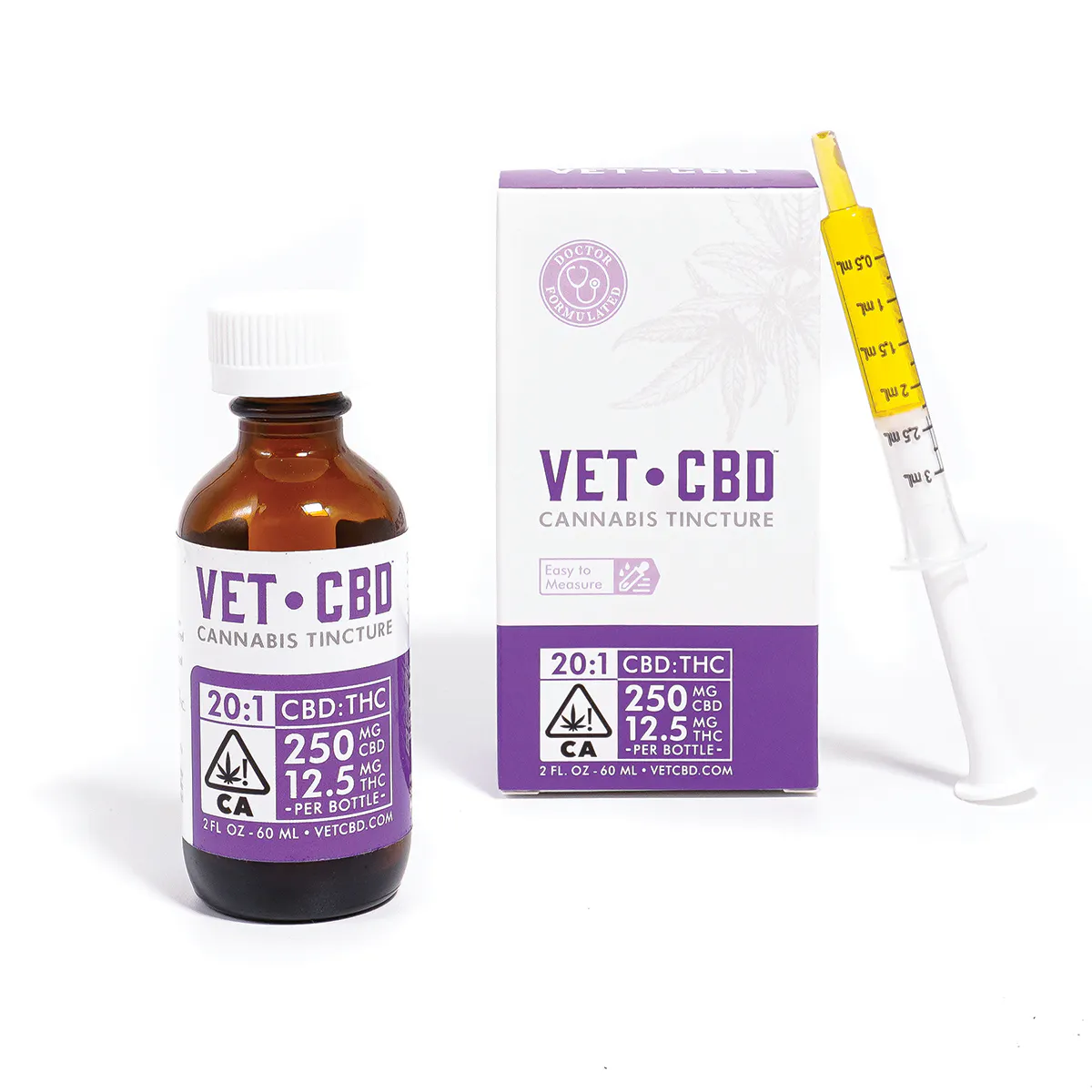 VETCBD - VetCBD 20:1 Tincture 250mg Main Image