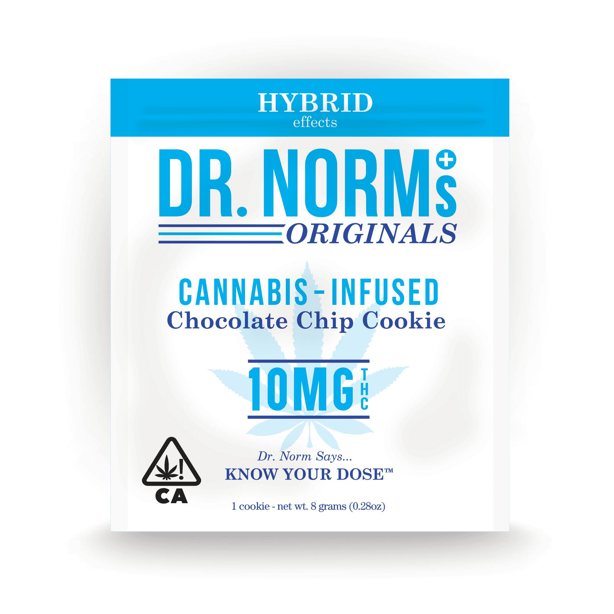 Chocolate Chip Single 10mg Cookie - Dr. Norm's