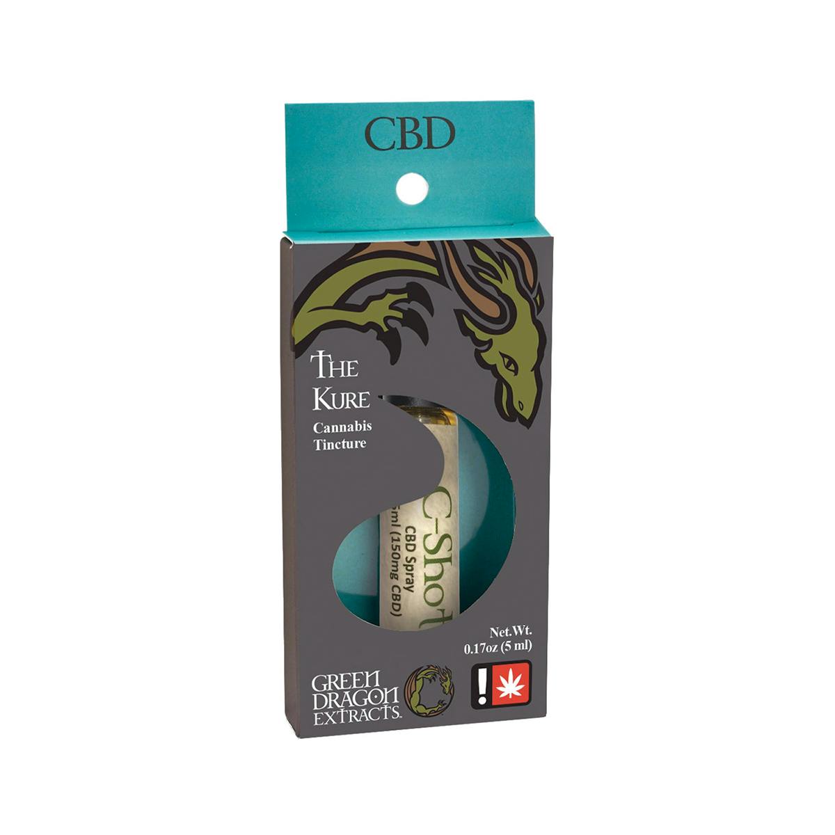 The Kure CBD C-Shot Tincture - Green Dragon Extracts