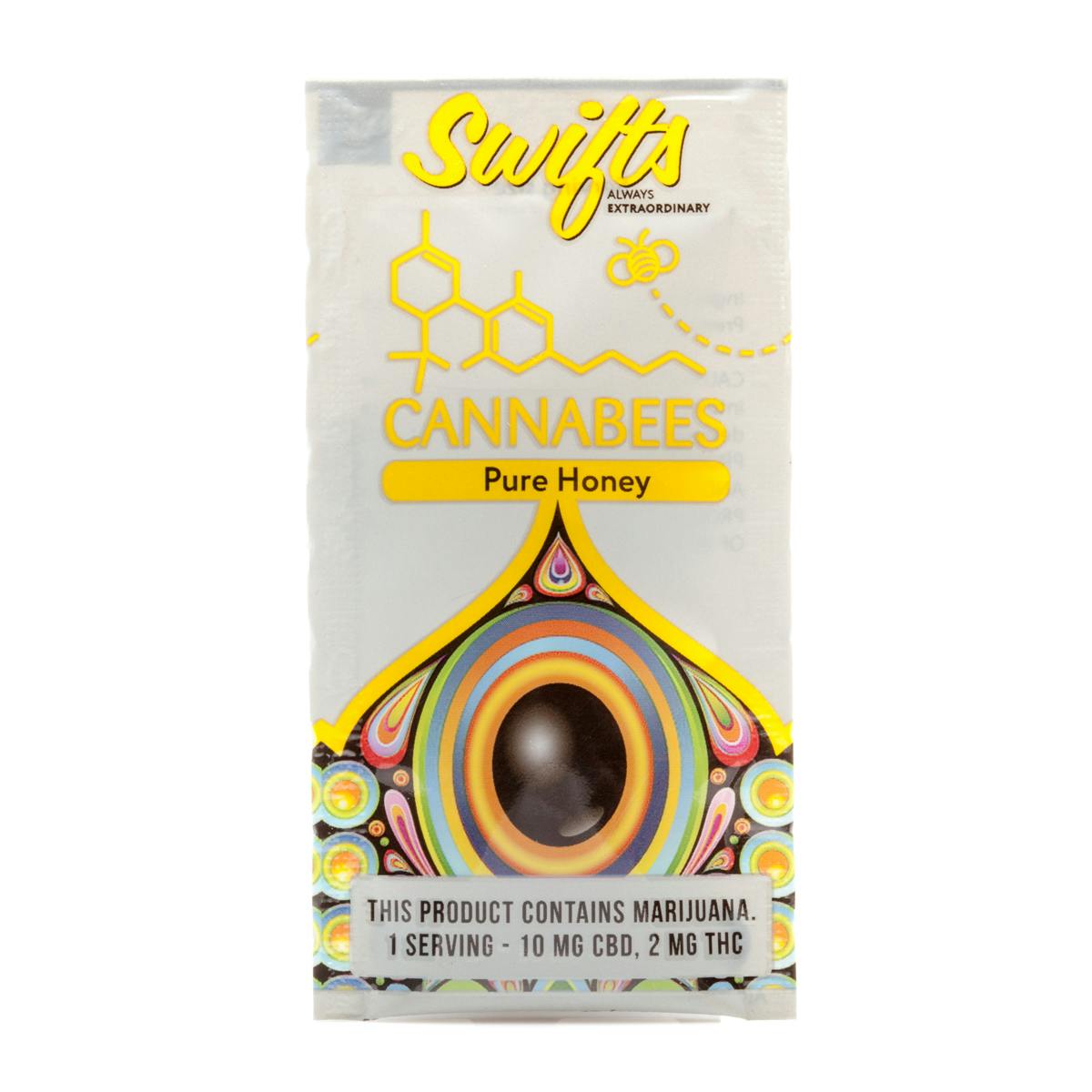 Cannabees Pure Honey 10mg CBD 2mg THC - Swifts Edibles
